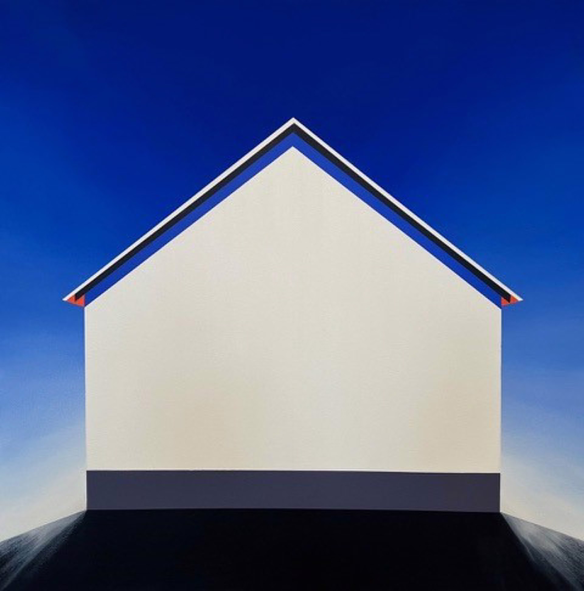 White Barn, Blue Sky by Louis Copt