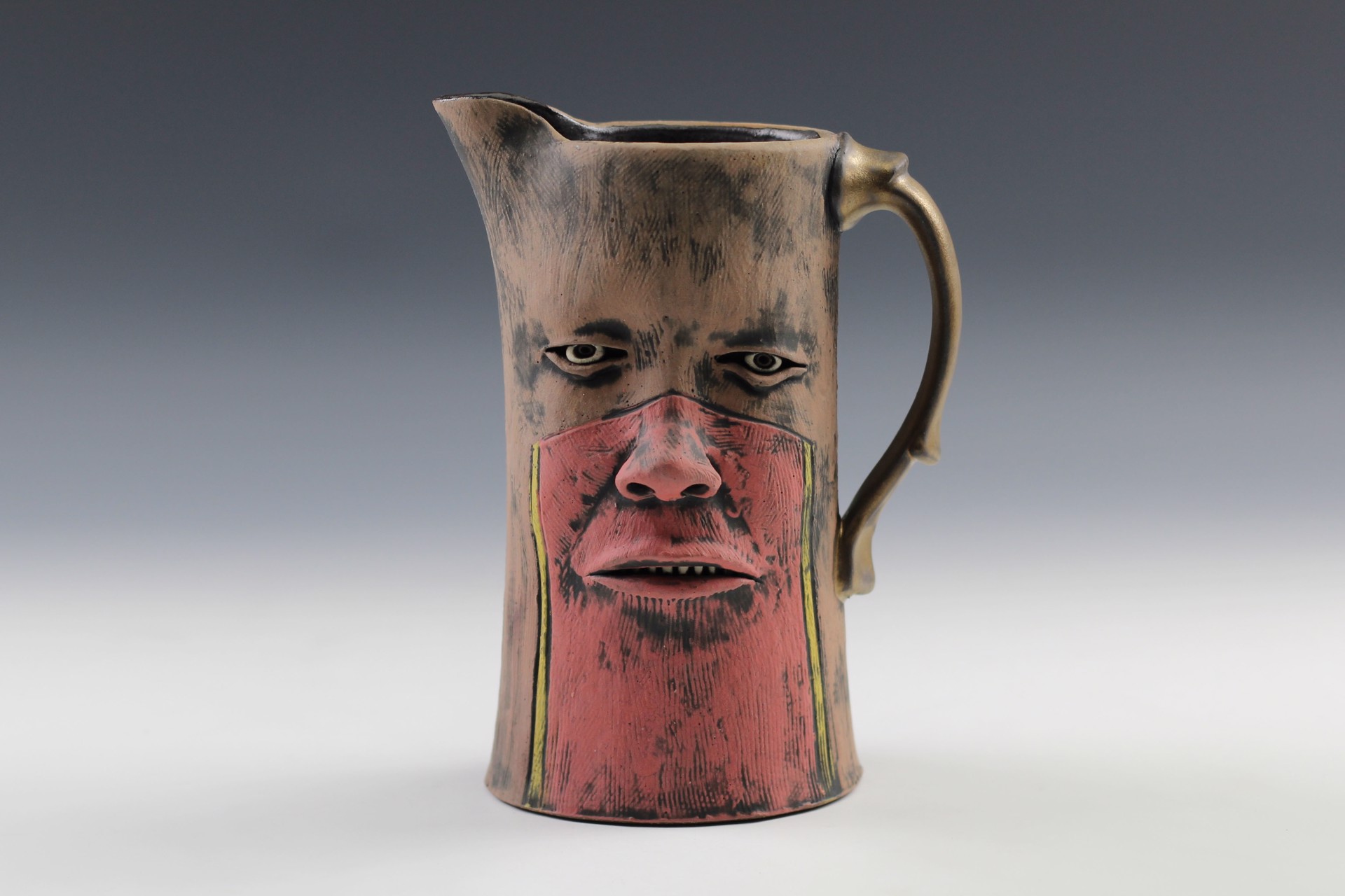 Small Face Pitcher by Ryan Myers
