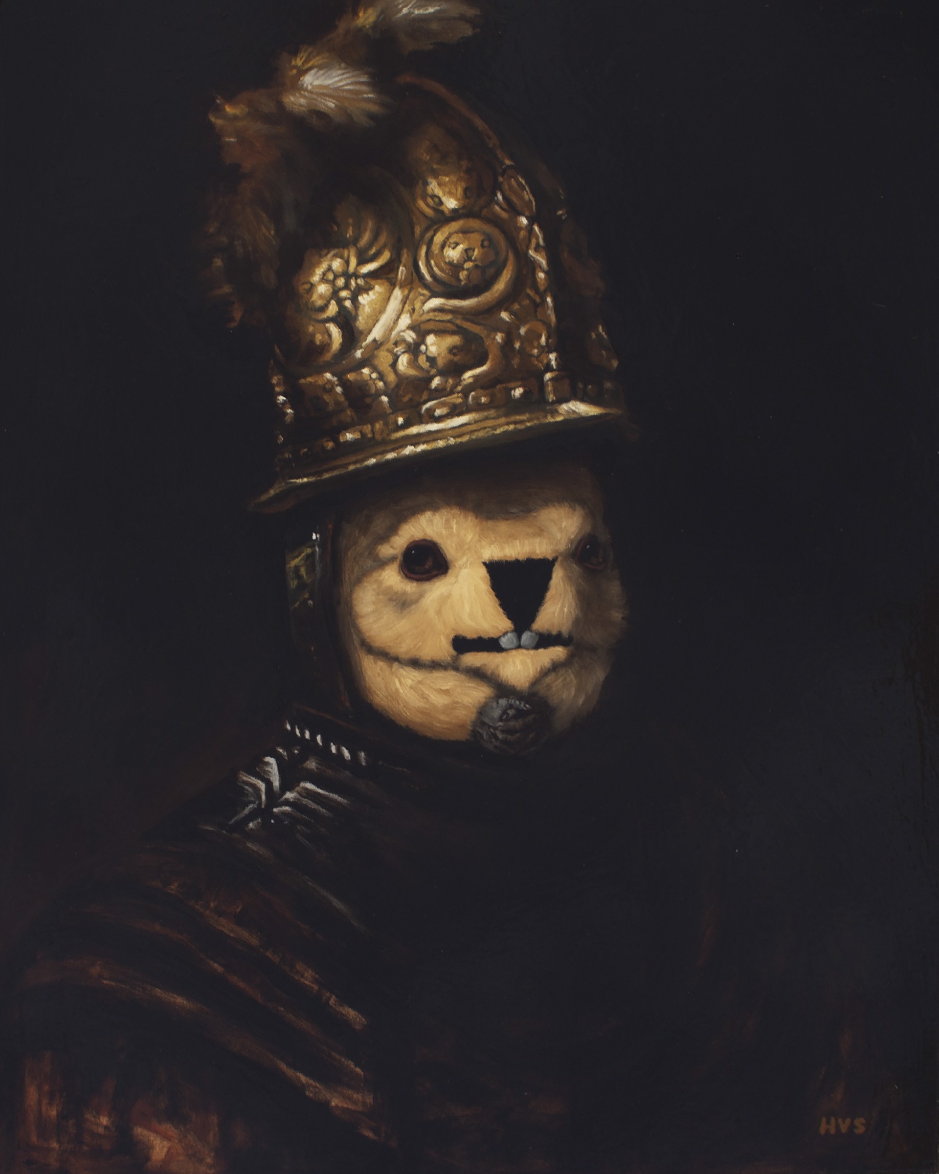 Marmot with the Golden Helmet  by Henry Schreiber