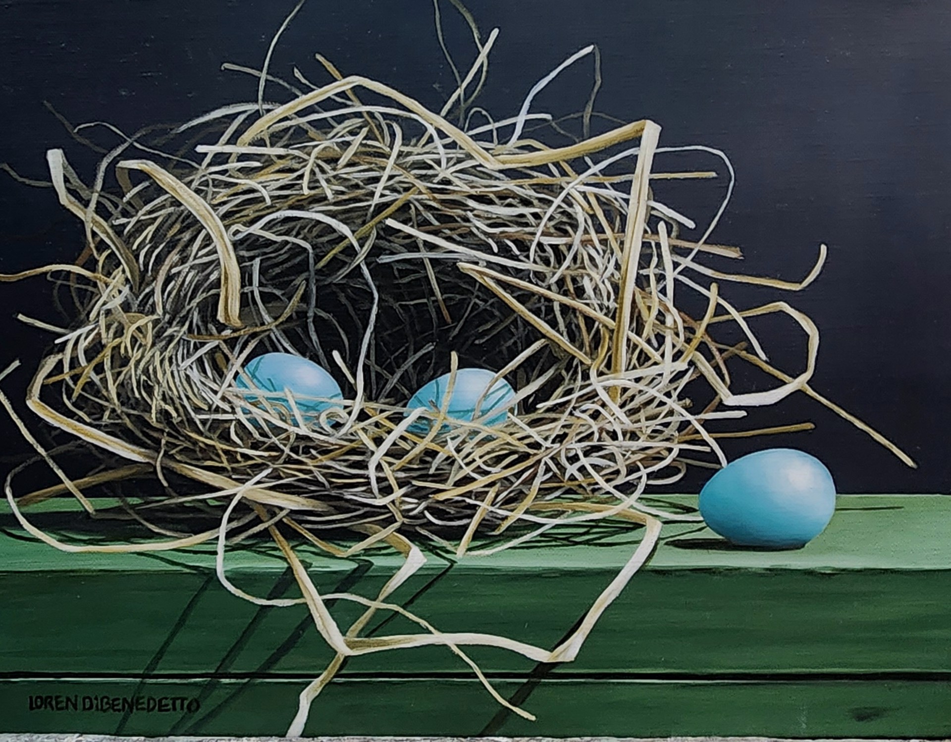 Three Eggs by Loren DiBenedetto, OPA