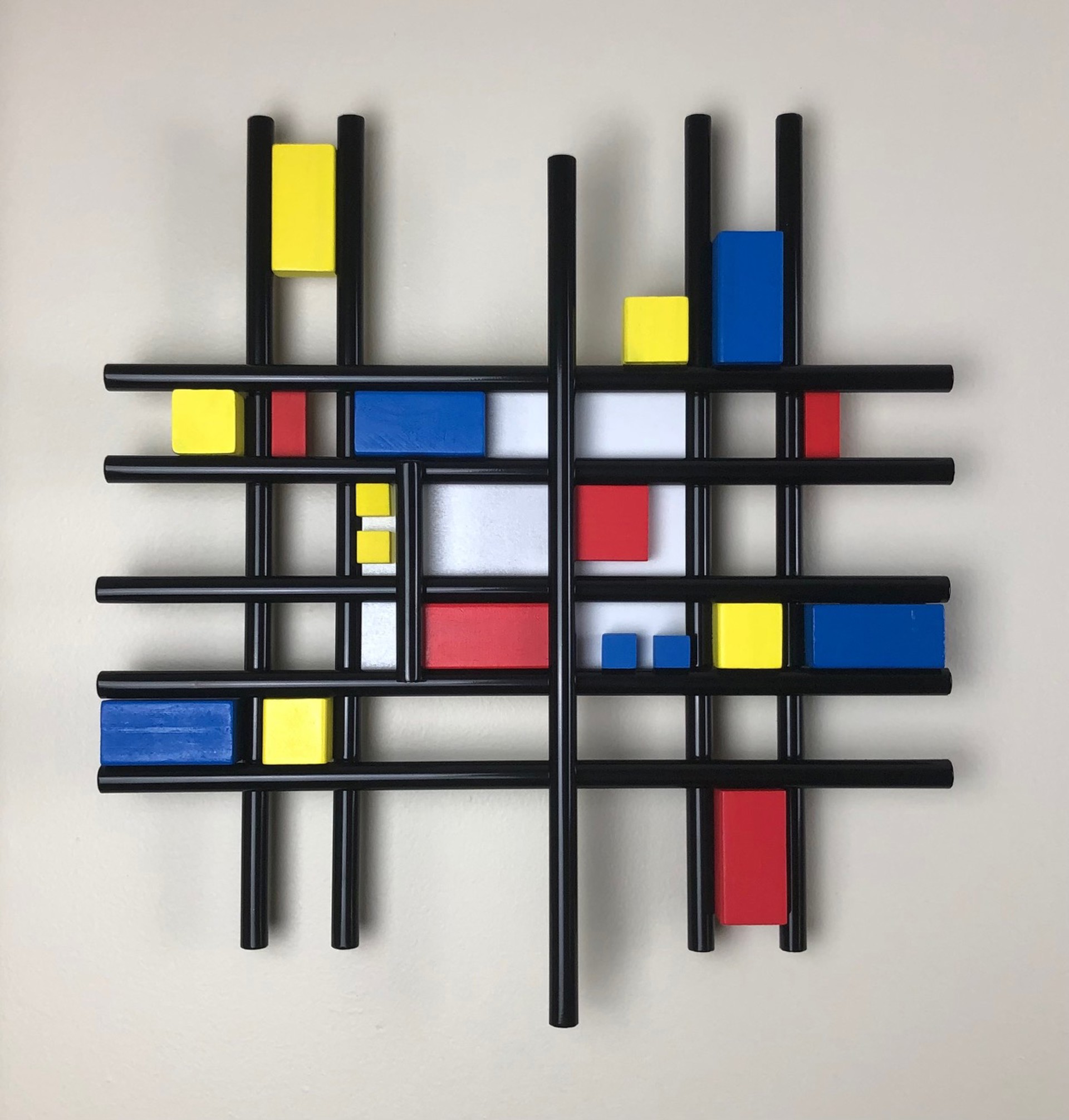 Small Square Mondrian by Joel Reines