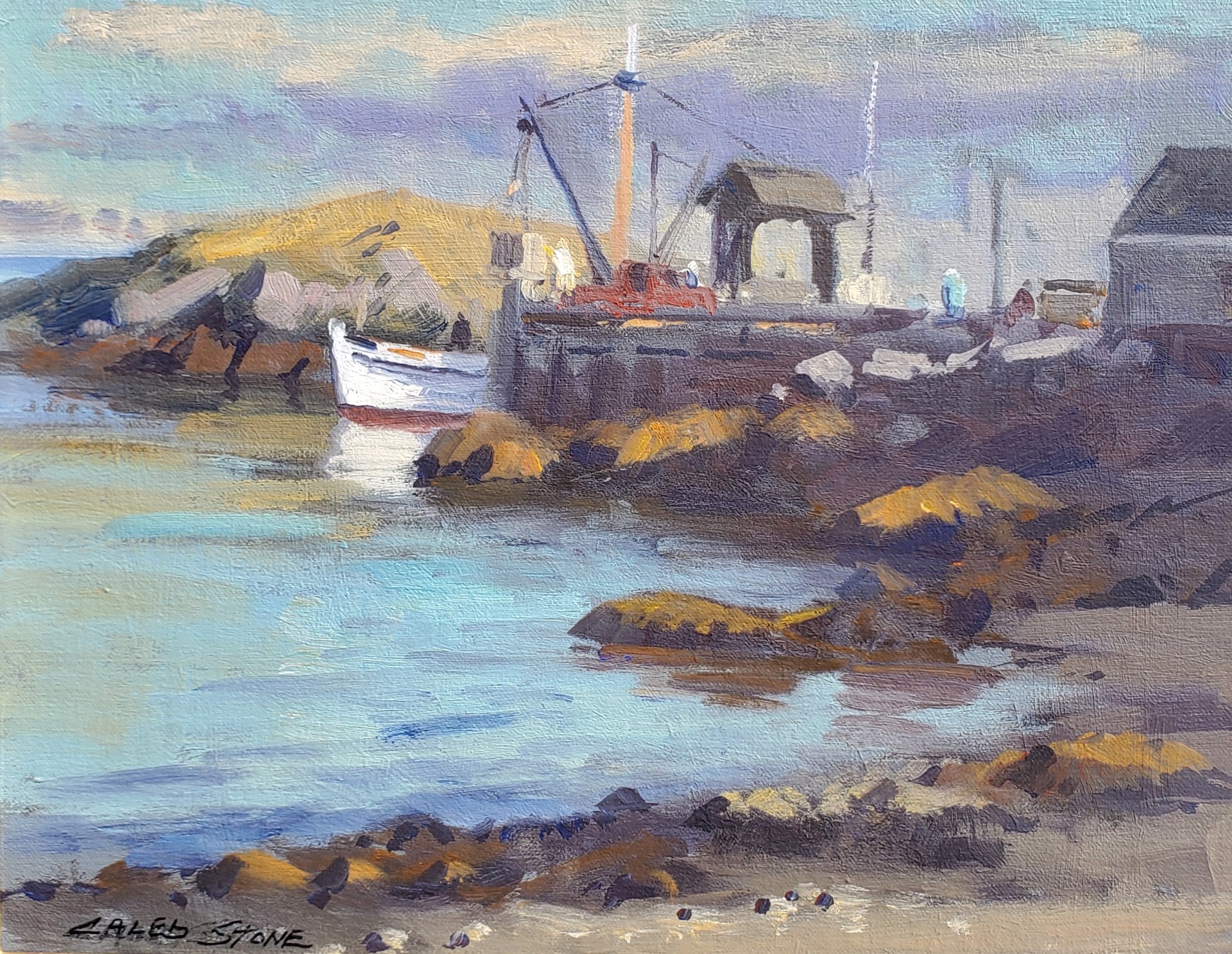 Morning Boat by Caleb Stone