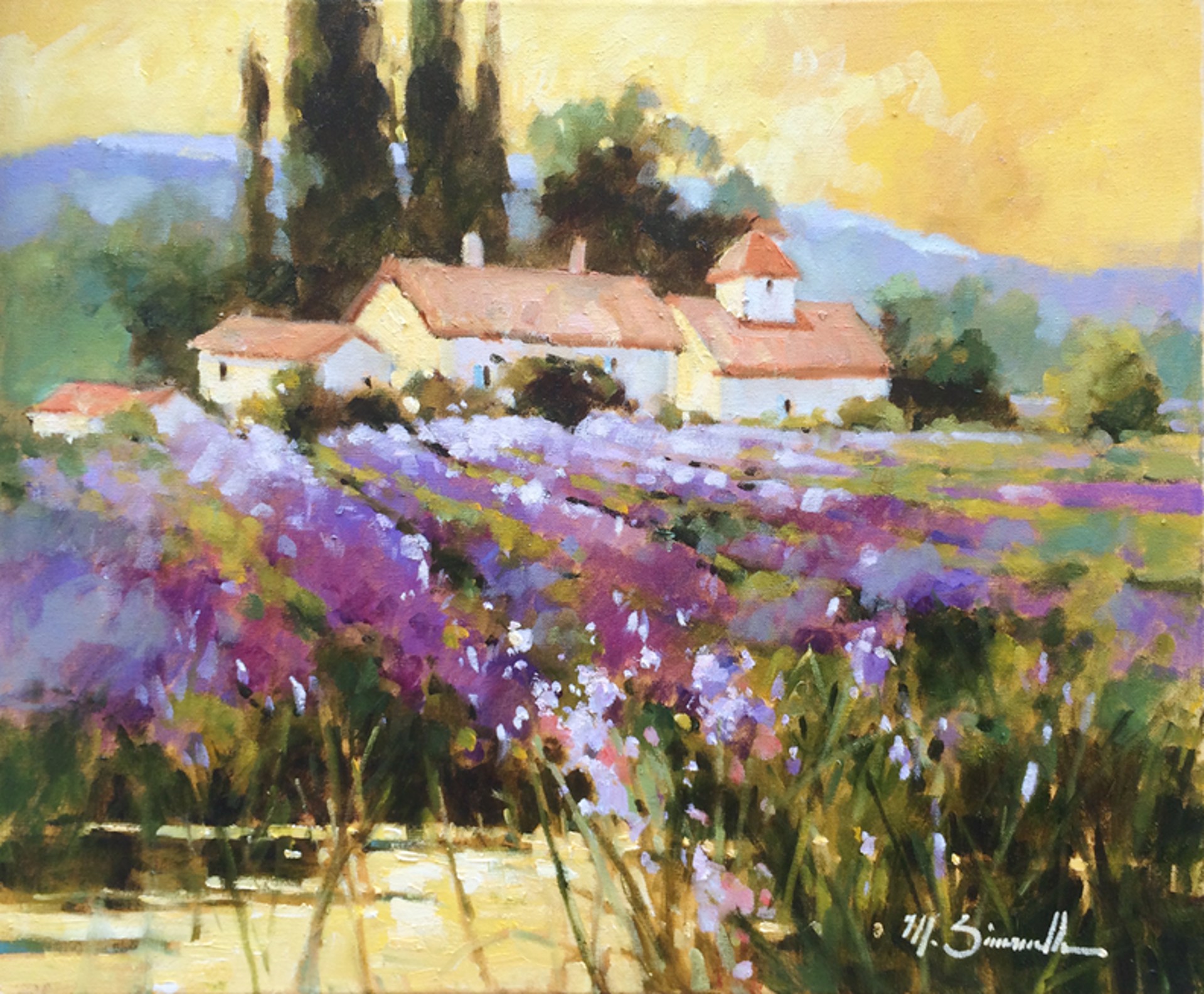Provence Farmhouse by Marilyn Simandle