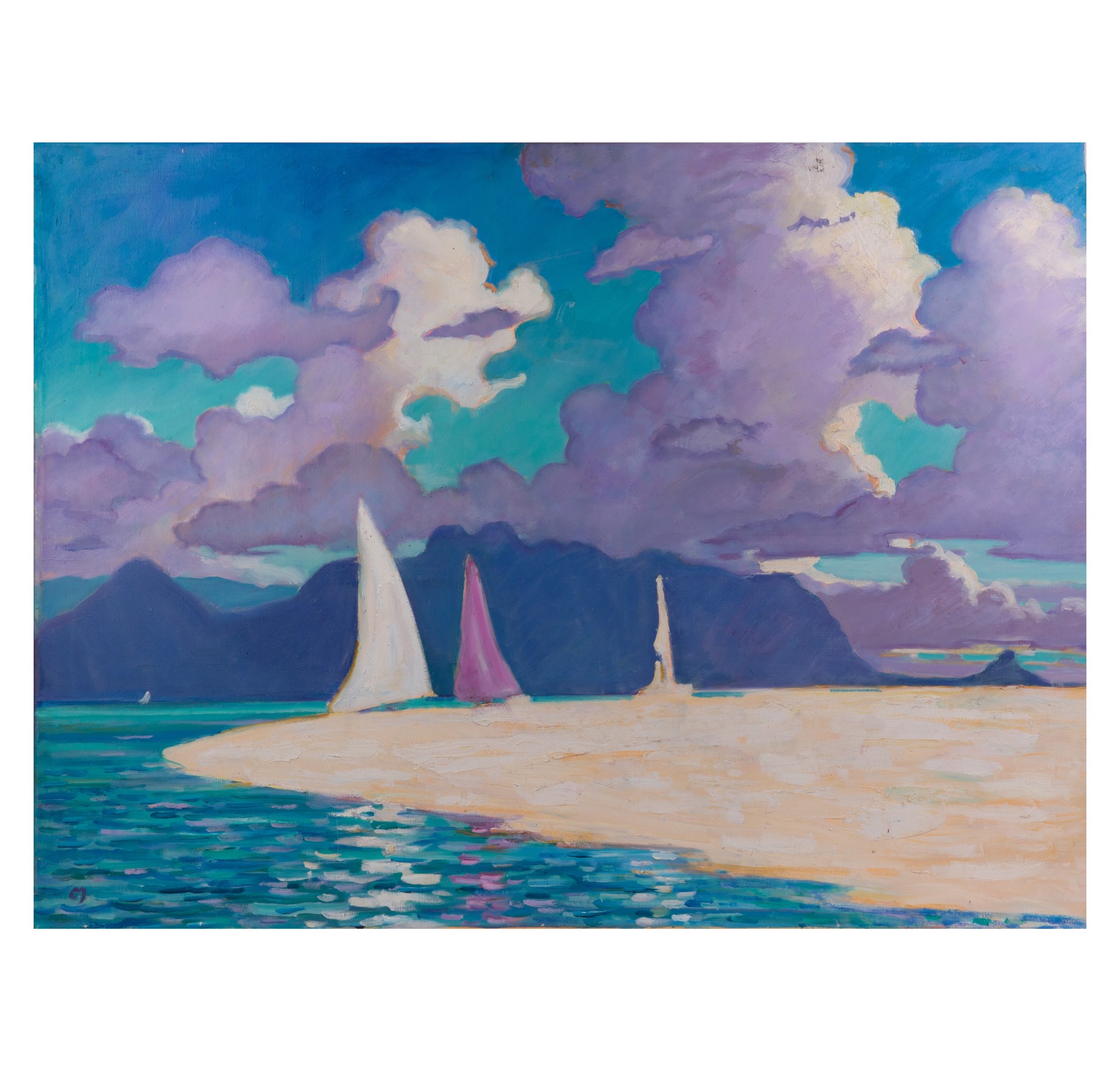 Sandbar Sails by Dennis Morton