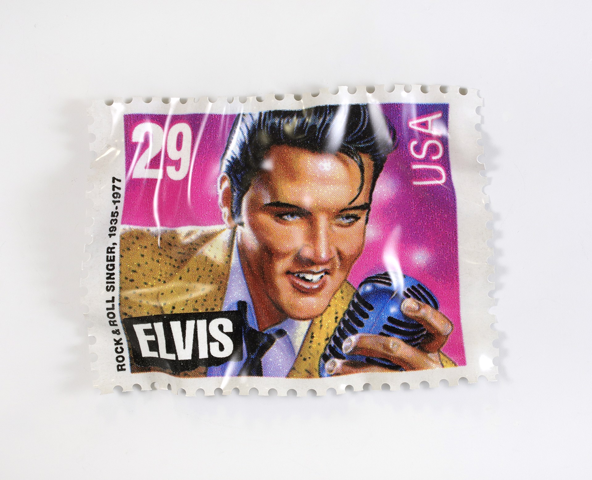 Elvis 29-Cent Stamp by Paul Rousso