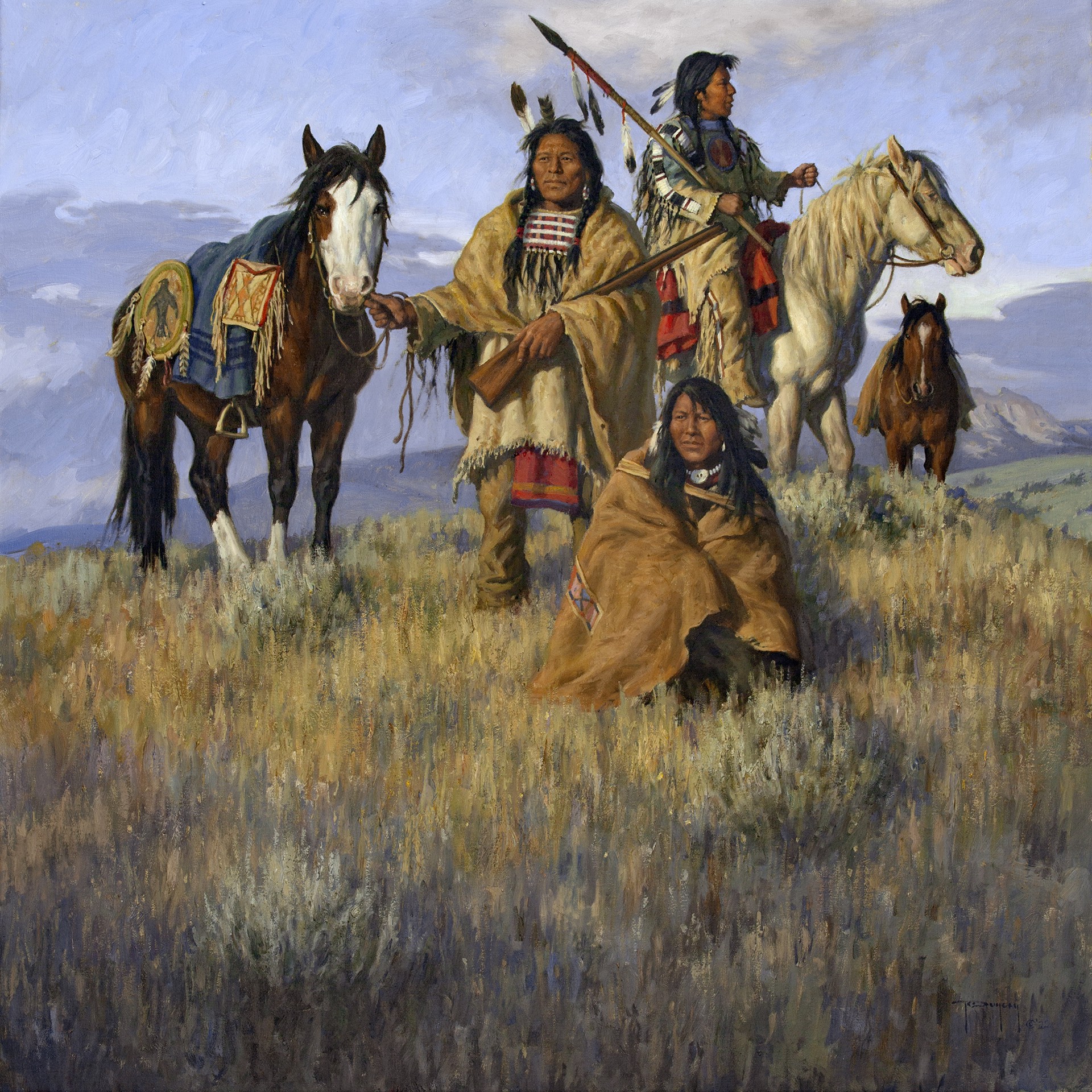 People of the Mountains and the Plains by Robert Duncan