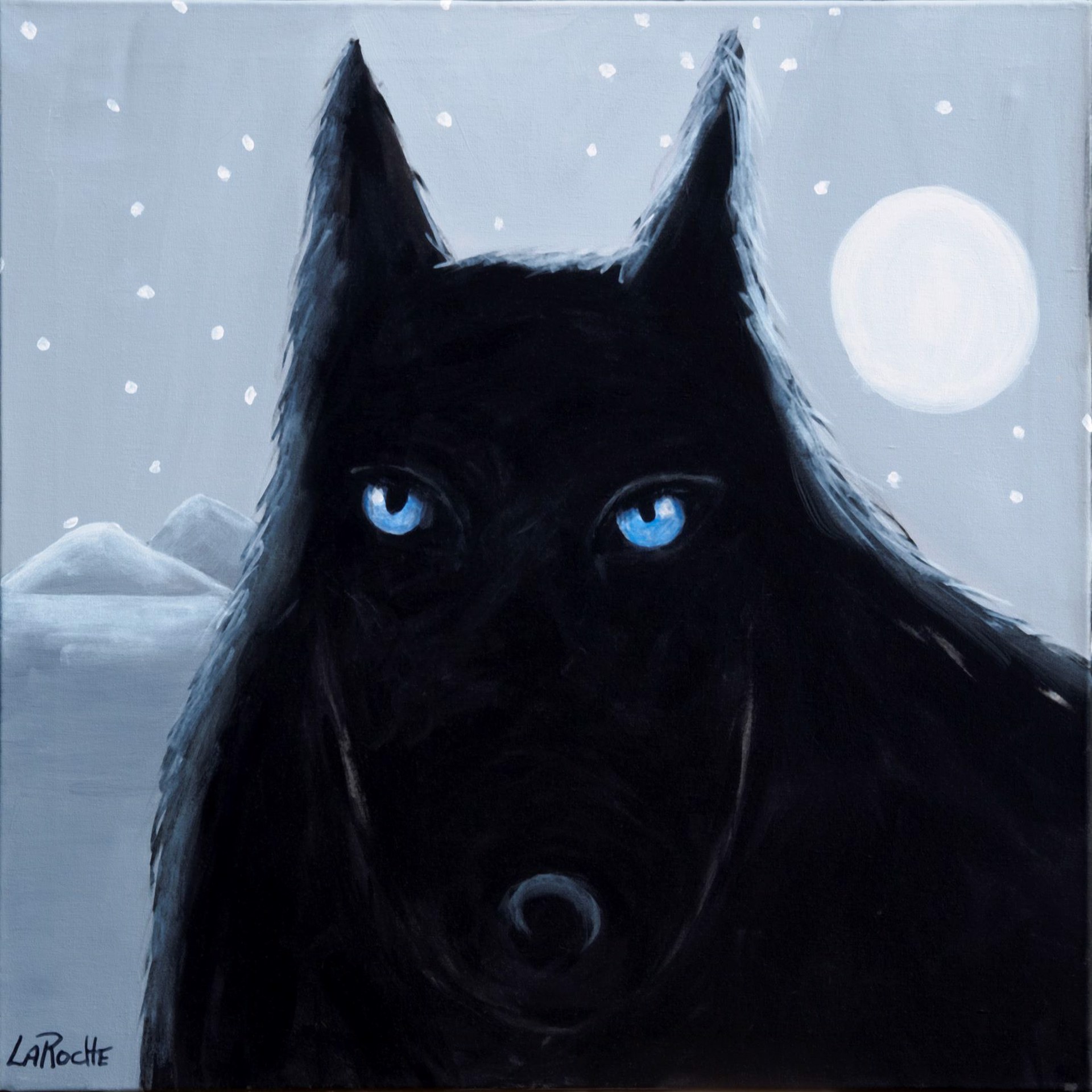 Blue Eyed Guardian by Carole LaRoche