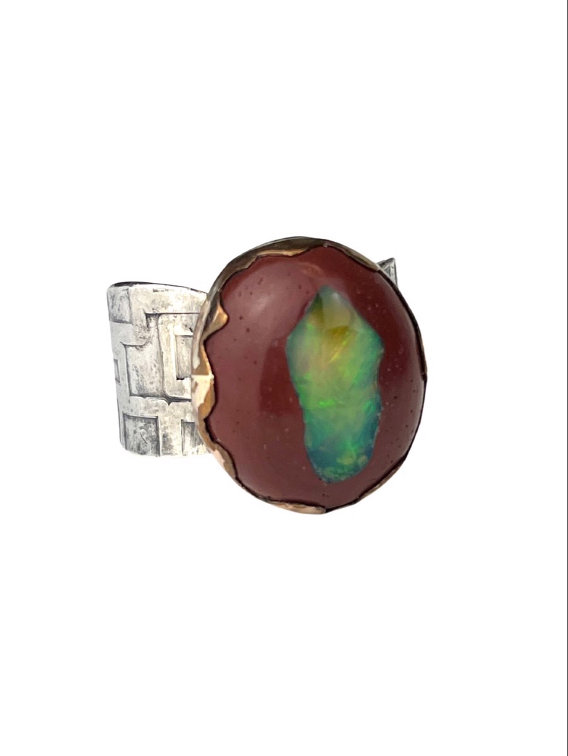 Boulder Opal Ring by Nola Smodic
