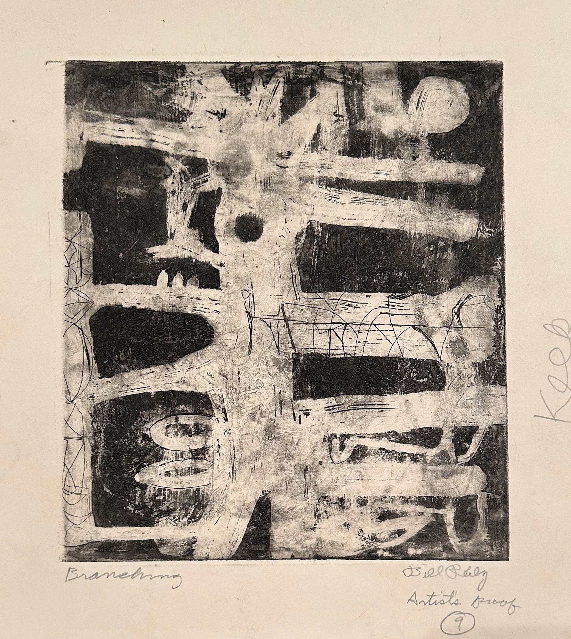 9. Branching (2 prints, including 1 Artist's proof) by Bill Reily Prints
