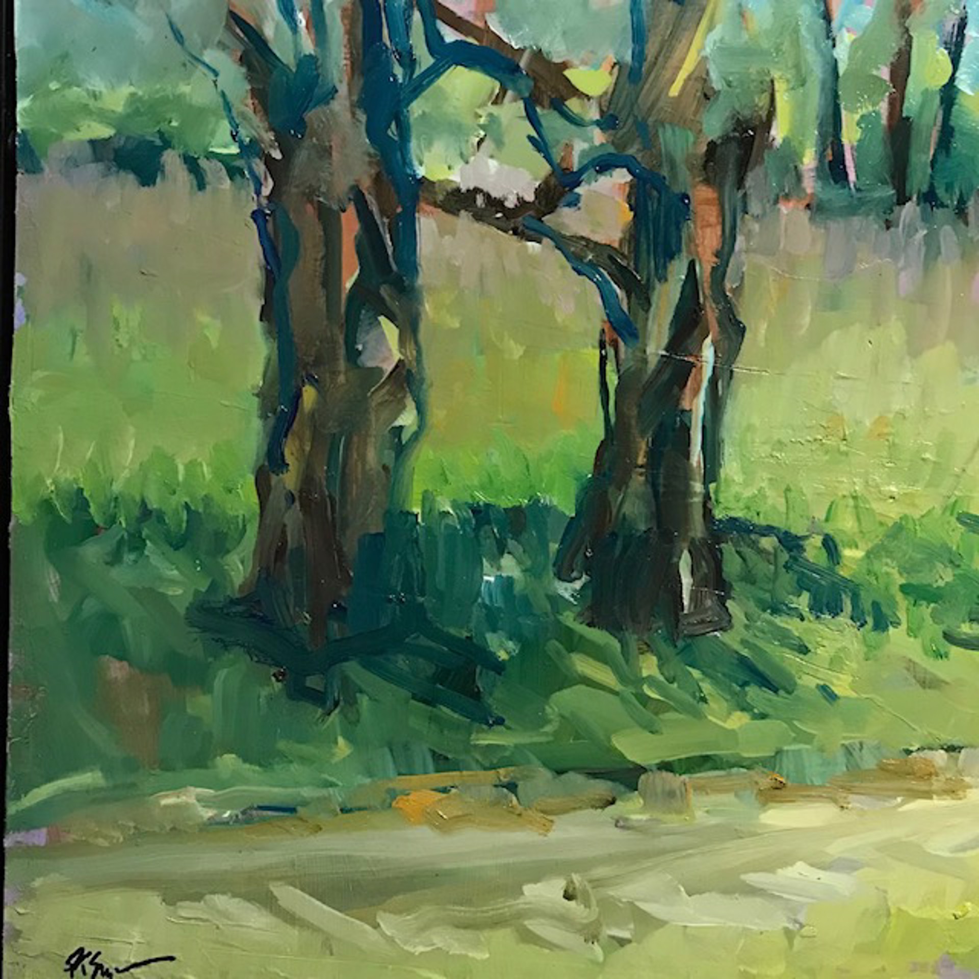 Tuckahoe Trees by Priscilla Simpson