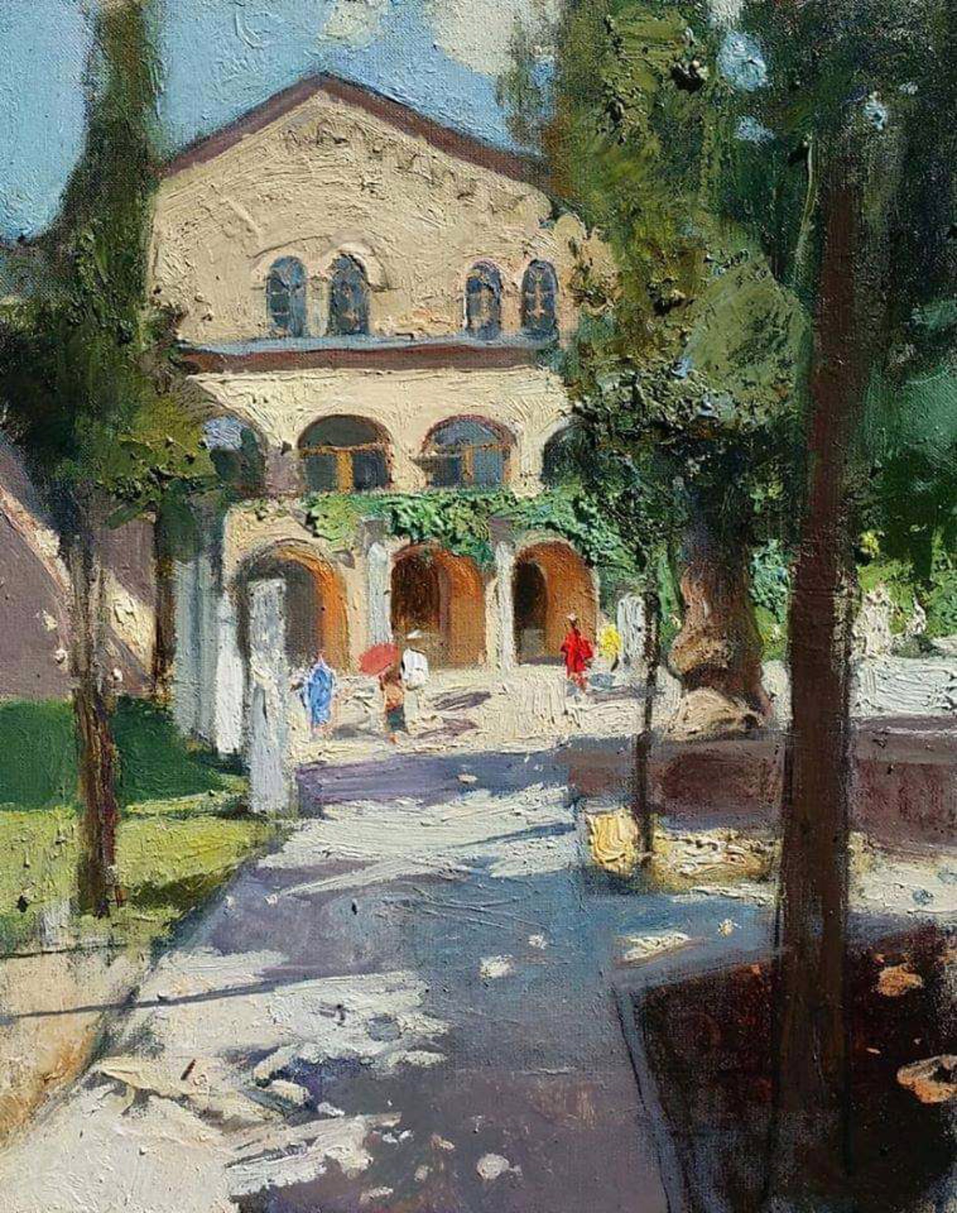 Italian Courtyard in Khersones by Igor Shipilin