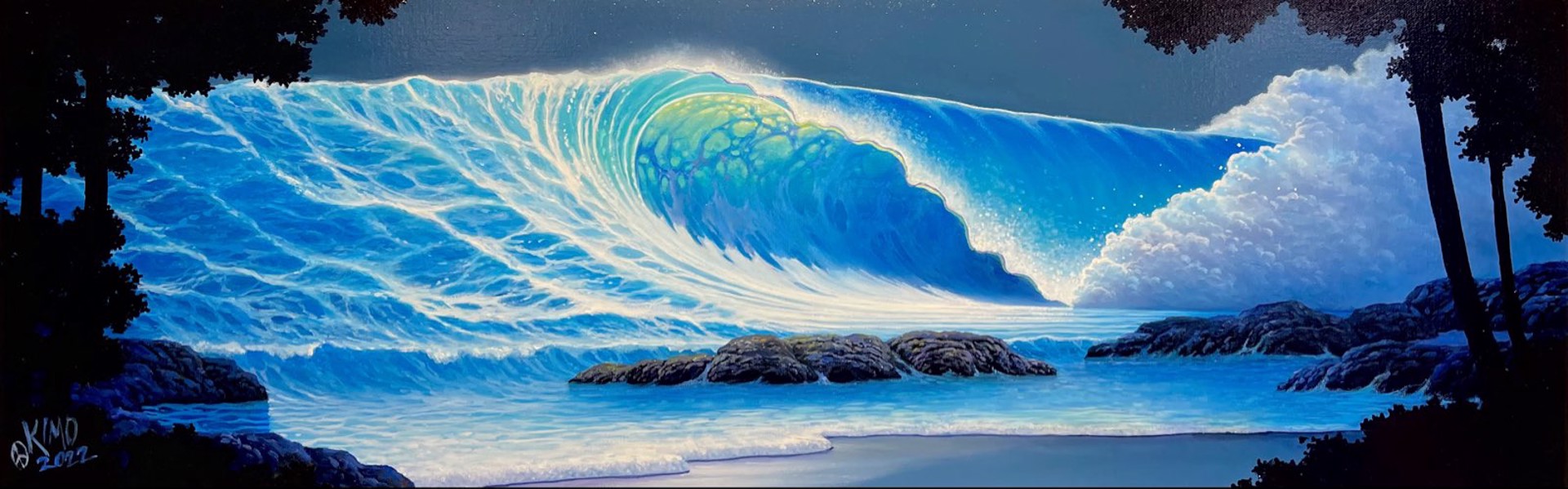 Blue Wave by Kimo