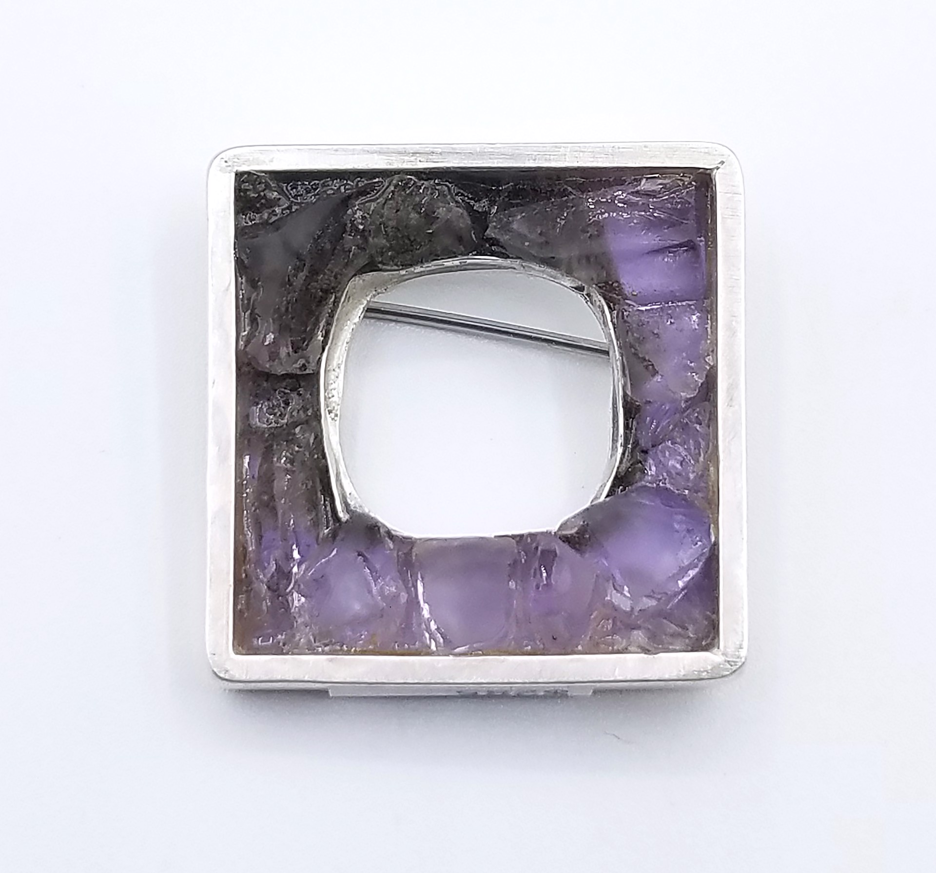 Astoria Sidewalk Glass with Hole Brooch by Kate ‎Speranza‎‎ Jewelry