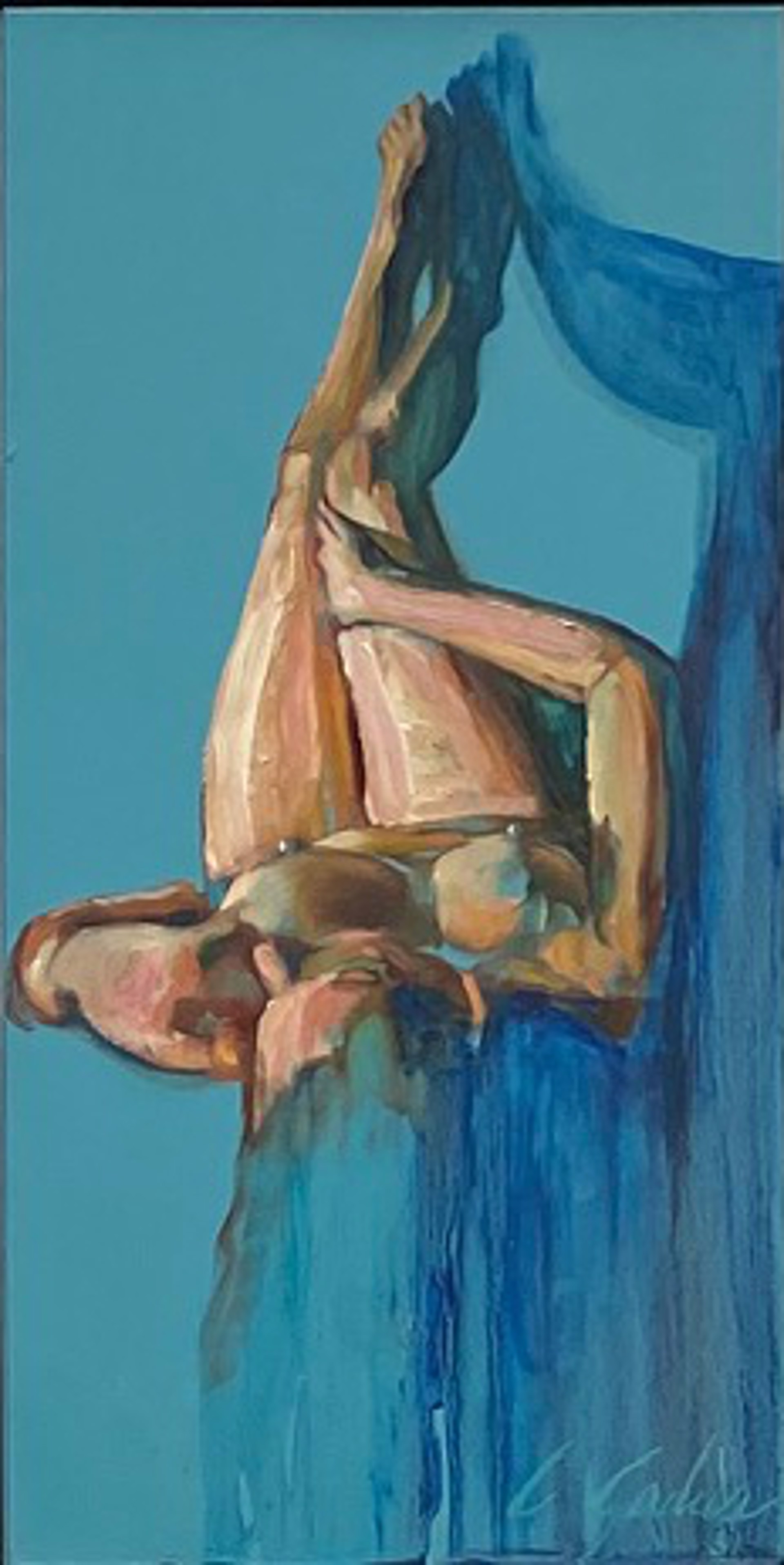 Blue Nude 5 by Carrie Jadus