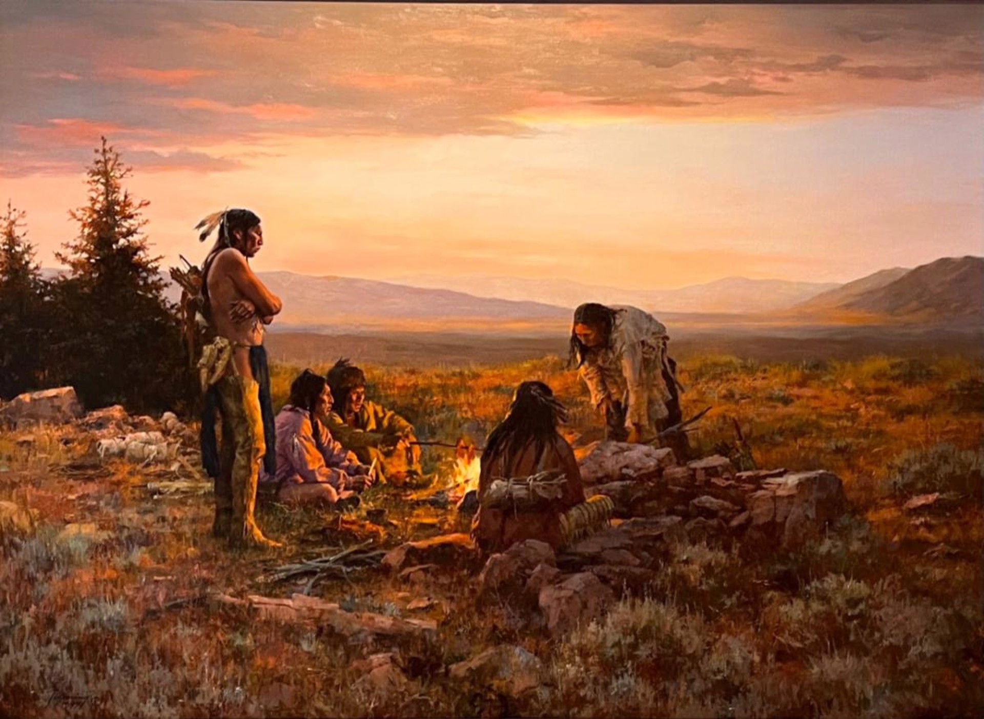 To Capture Enemy Horses by Howard Terpning