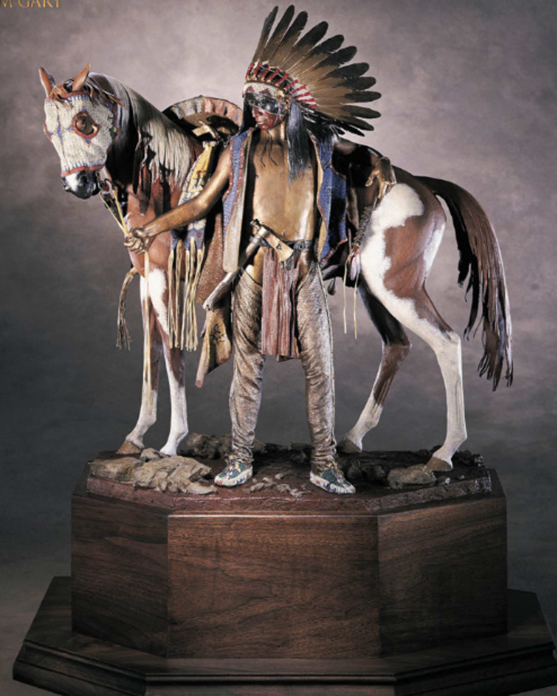 Young Men of the Enemy Fear His Horses by Dave McGary (sculptor) (1958-2013)