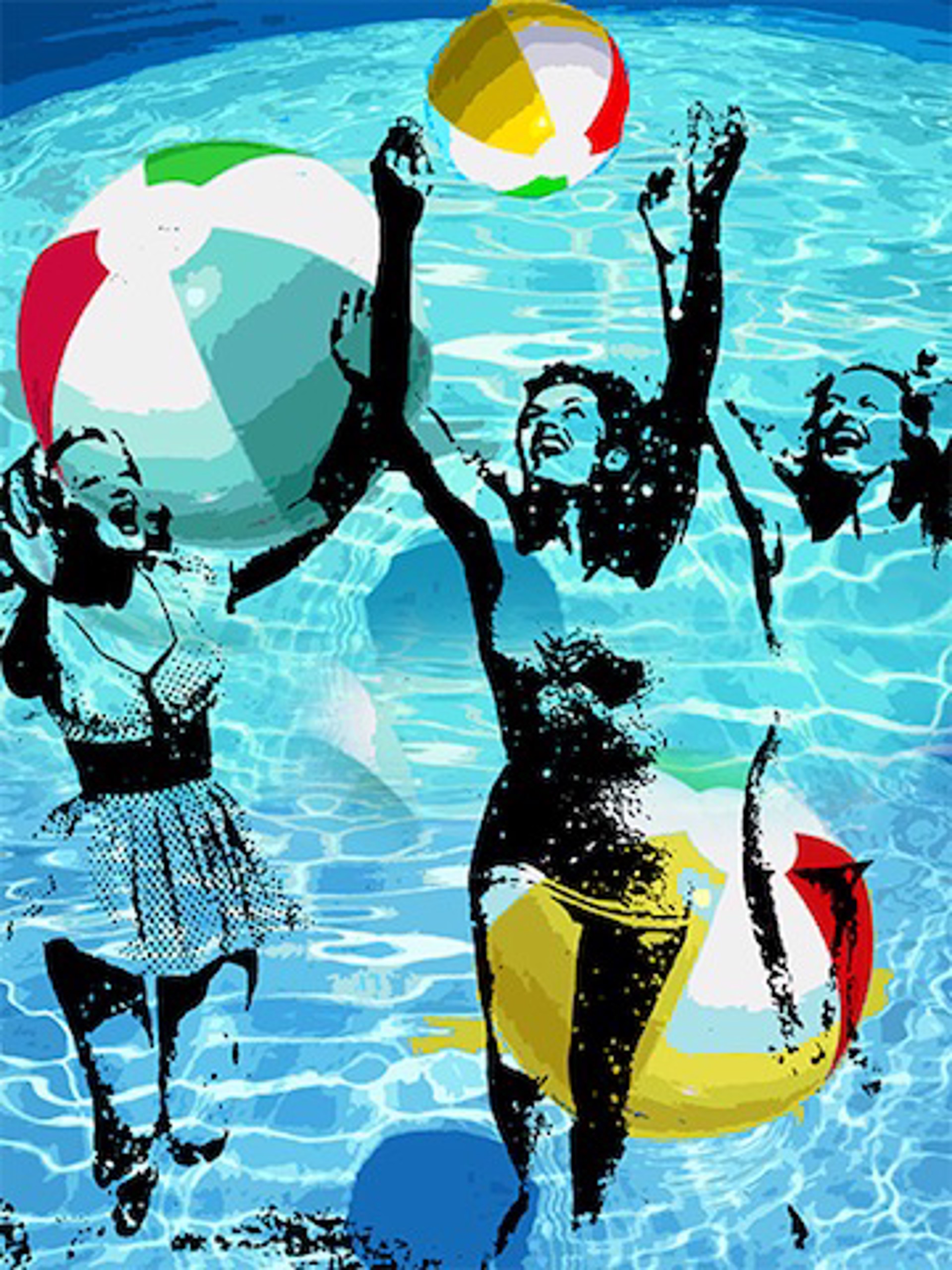 717-14 Beach Ball by Holly Manneck