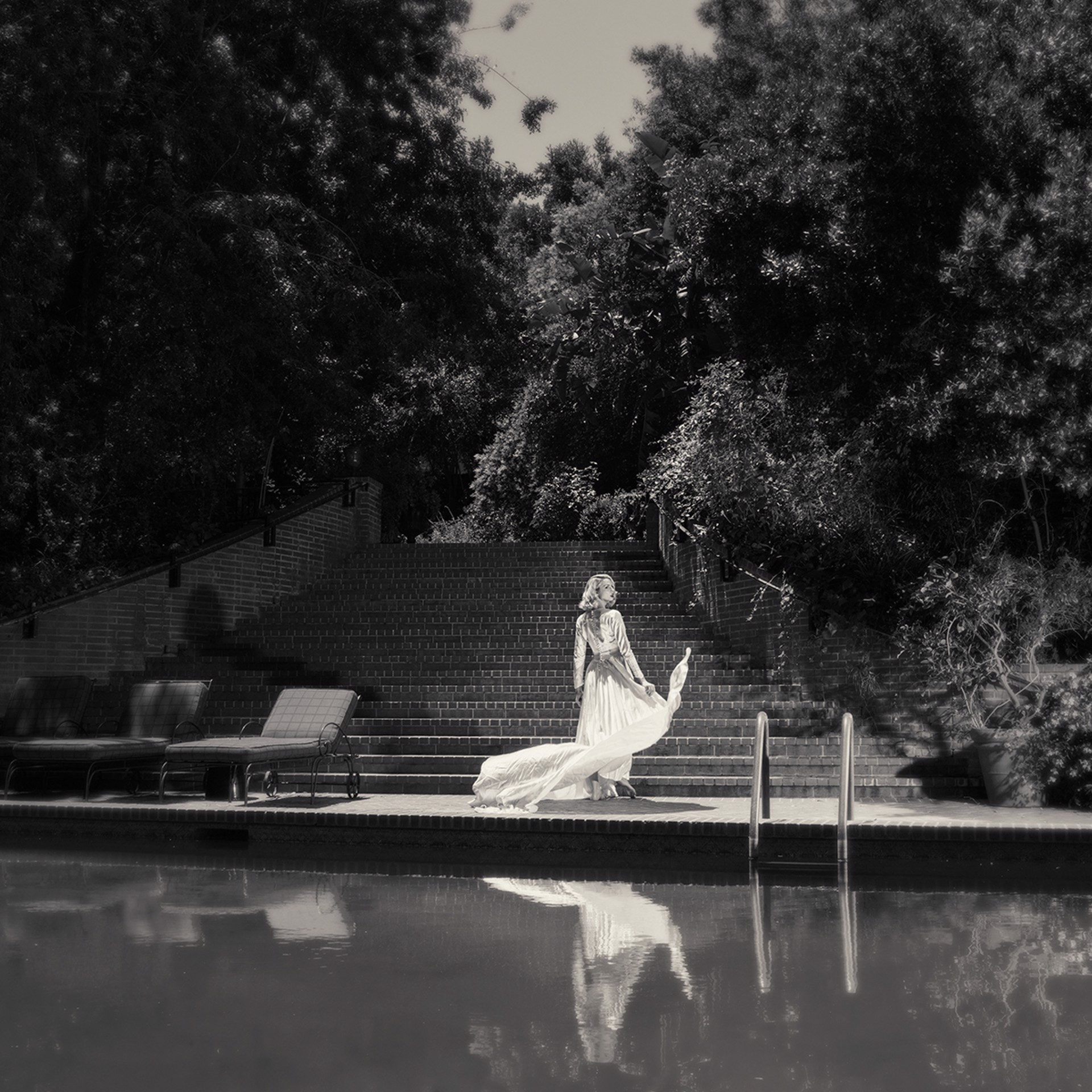 Marilyn's Pool by Tyler Shields
