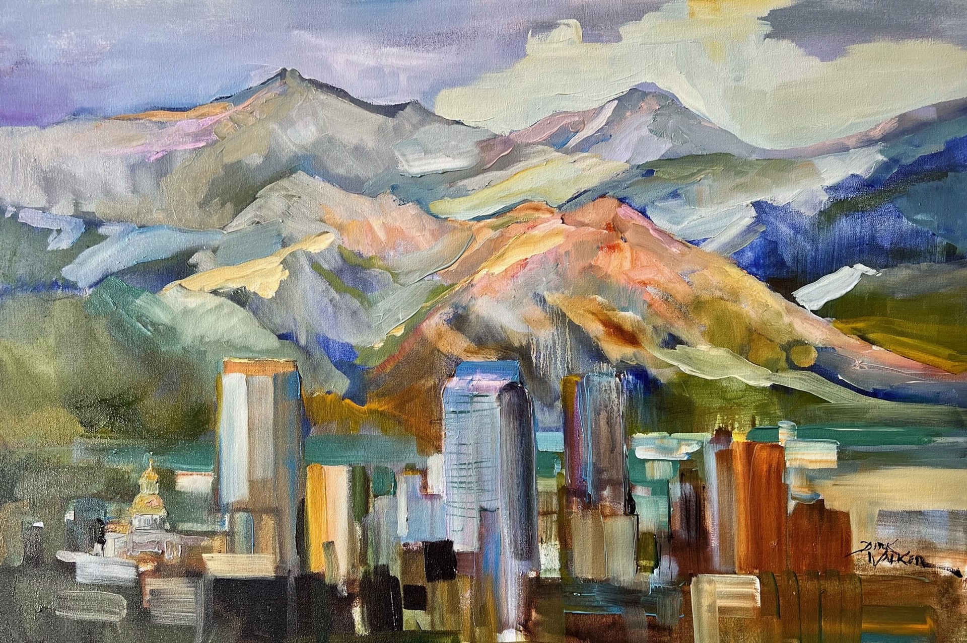 The Mile High City - Denver at Sunset by Dirk Walker
