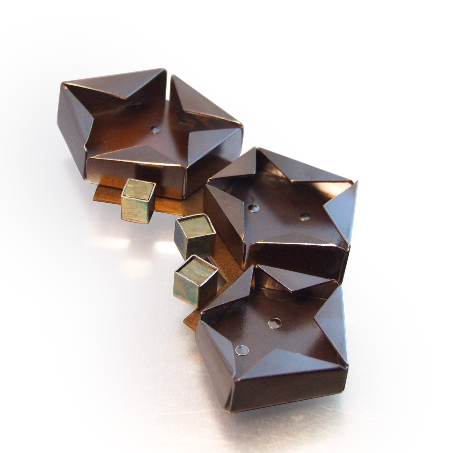 Star Pin Iron Pyrite by Melody Armstrong