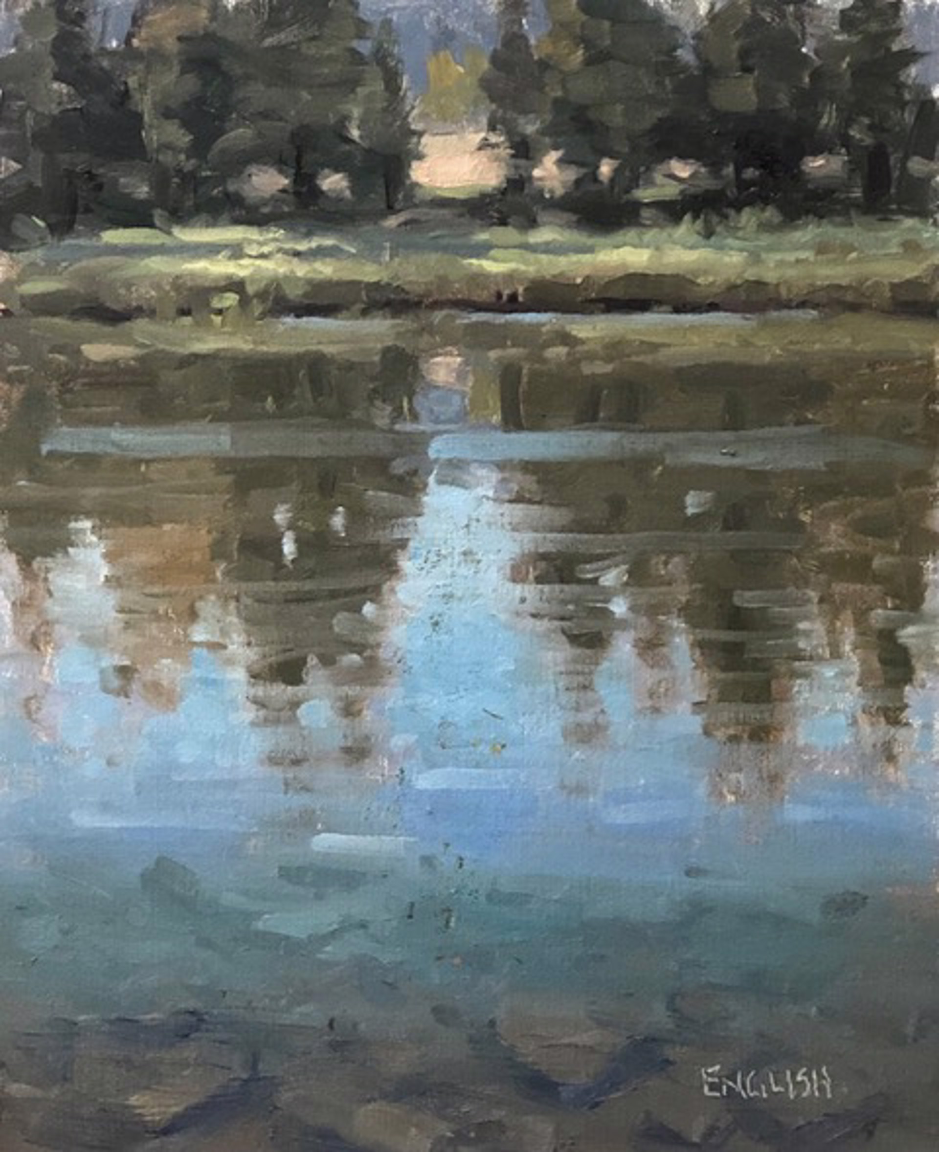 Pond Reflections by Thomas English