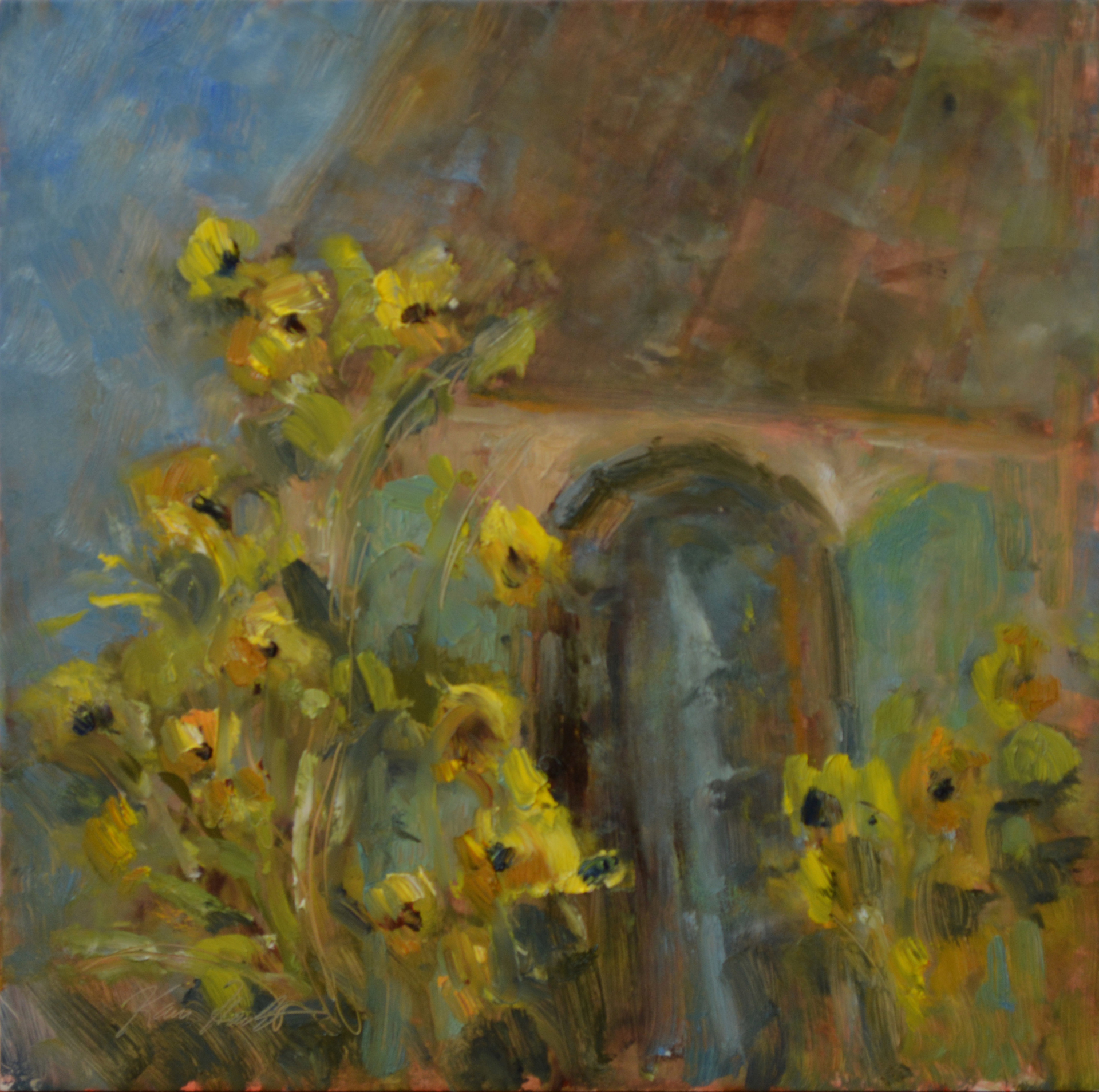 French Sunflowers by Karen Hewitt Hagan