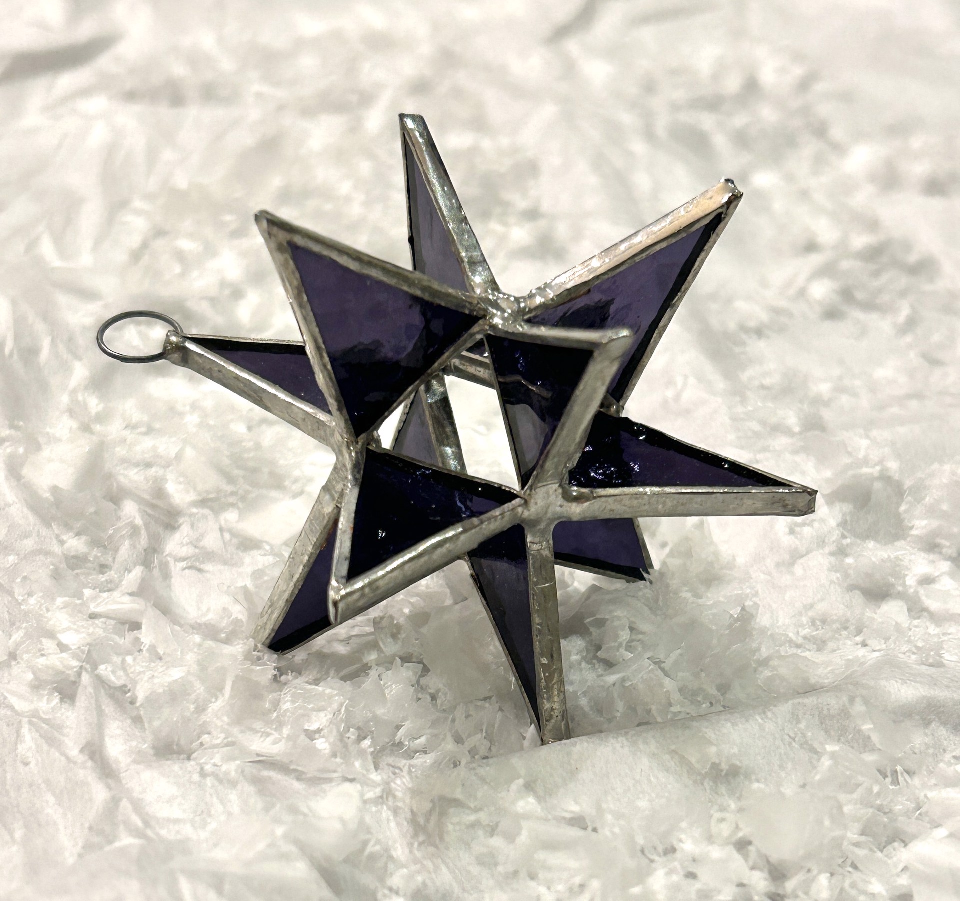 Ornament -PURPLE Moravian Star by Fiesta Color