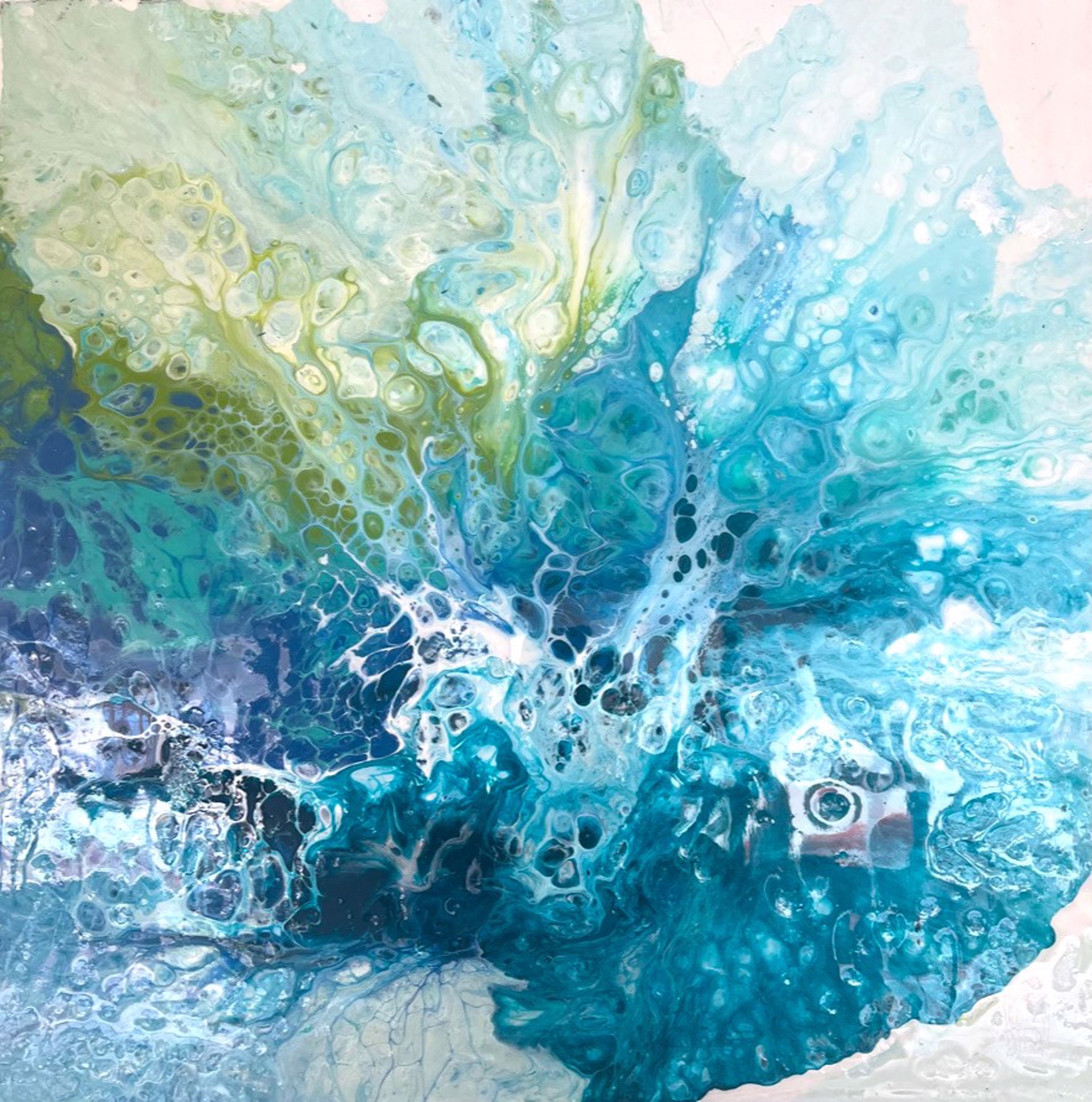 Turquoise Explosion by Debbie Dannheisser