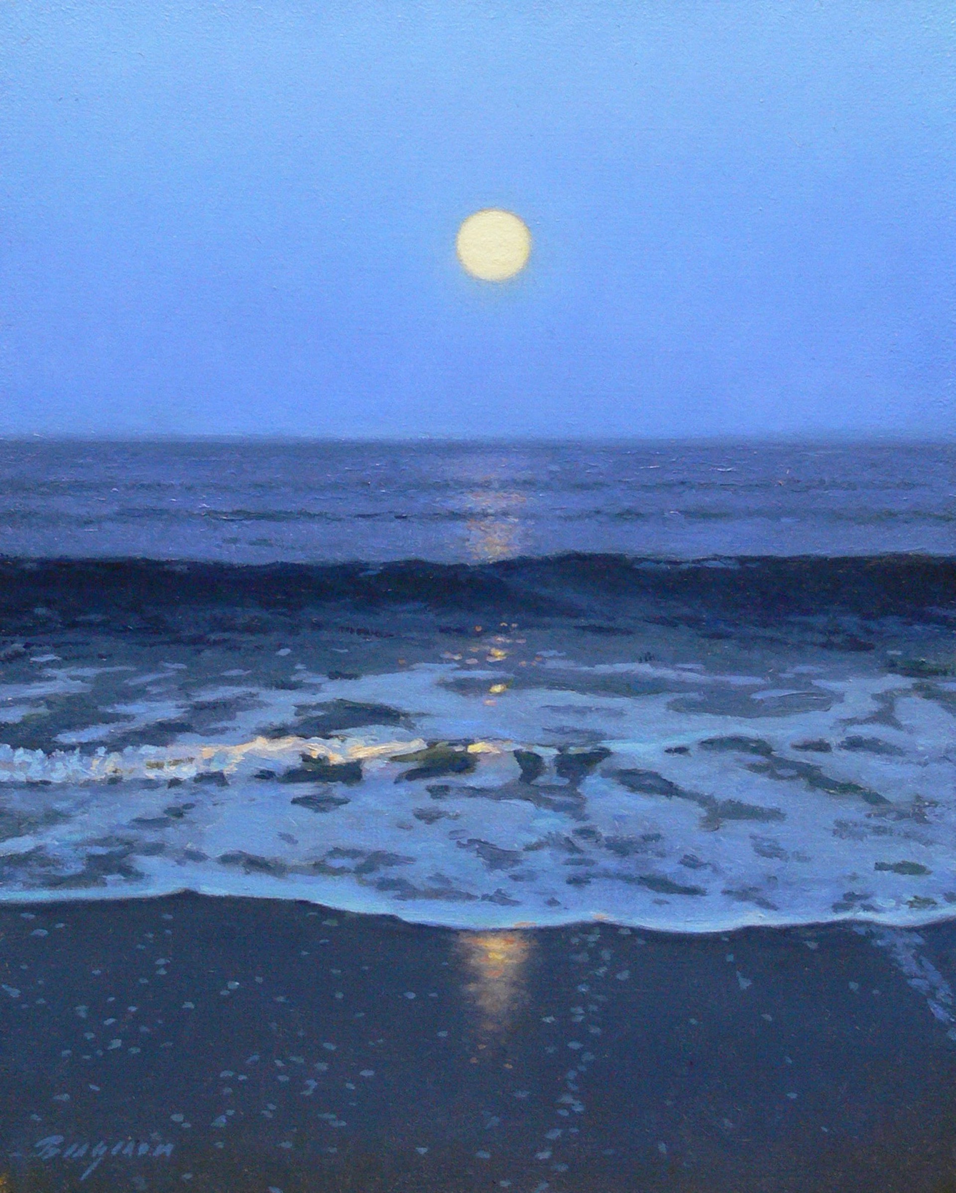 Evening Moon by Peter Bergeron