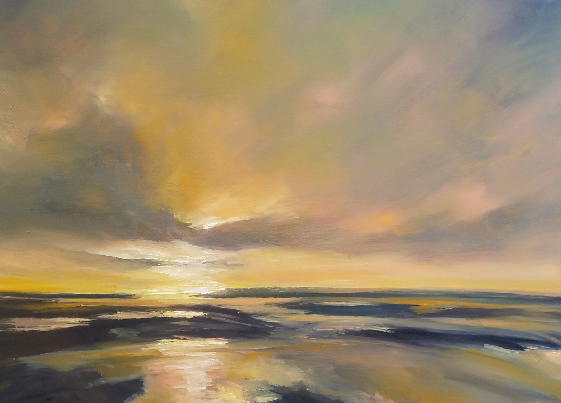 Apricot Sunset by Joanne Parent | Portland Art Gallery
