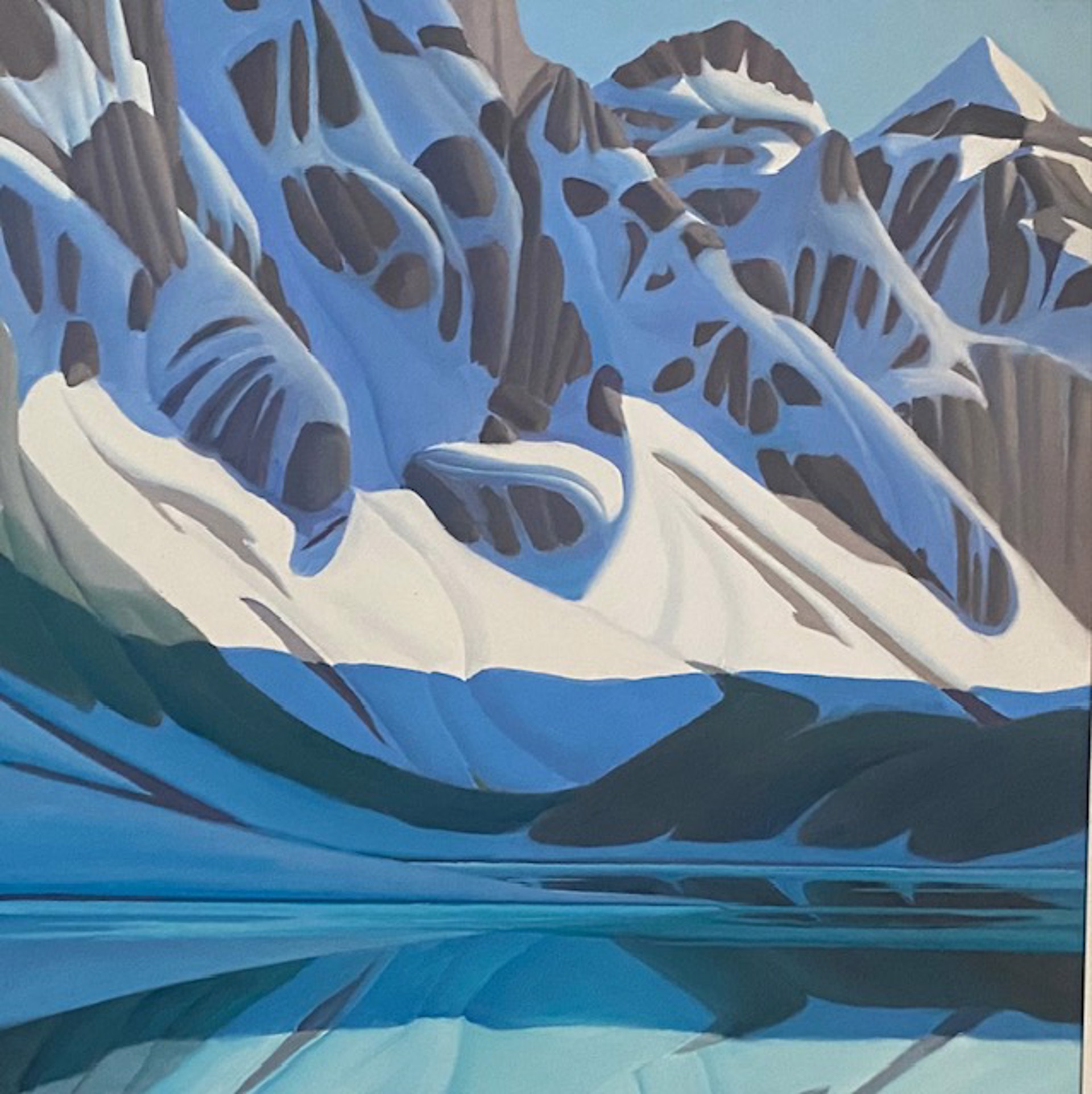 Moraine in May (second study) by Kenneth Harrison