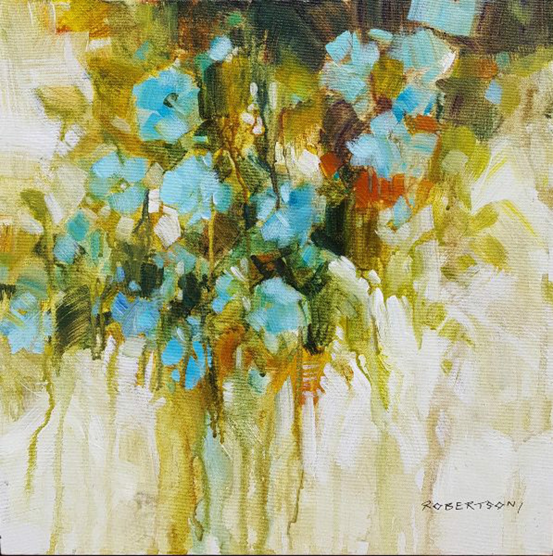 Forget Me Not II by JANICE ROBERTSON