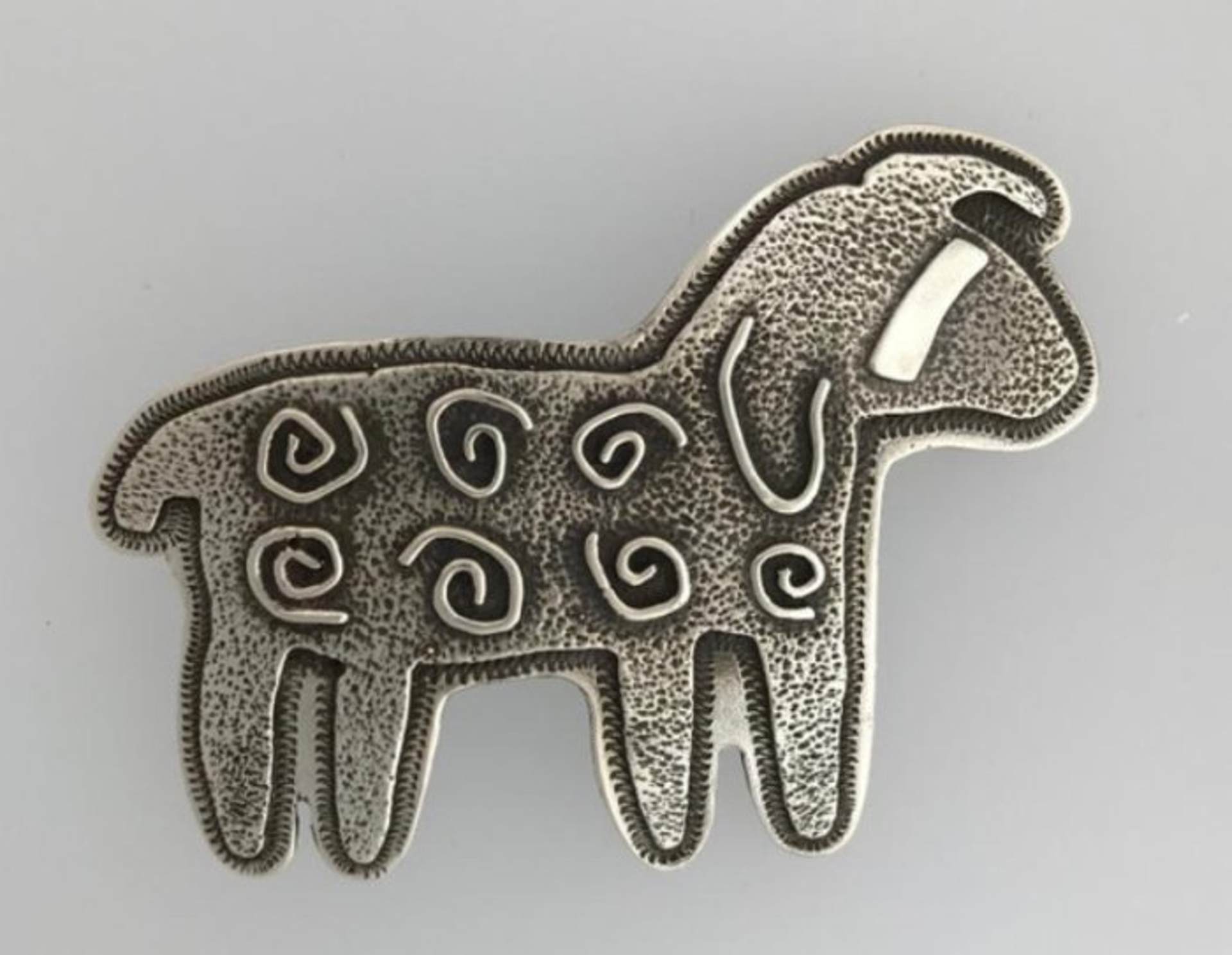 Curly Sheep Pendant by Melanie A. Yazzie