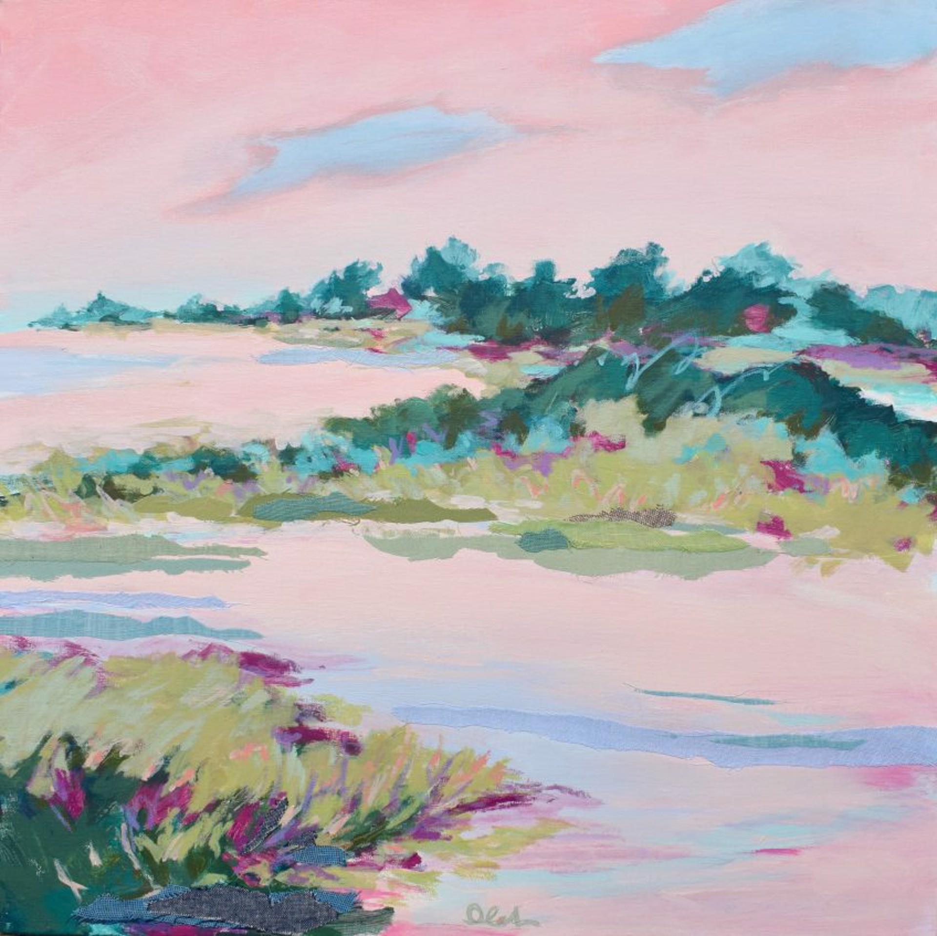 Coastal Stripes 10 by Karin Olah