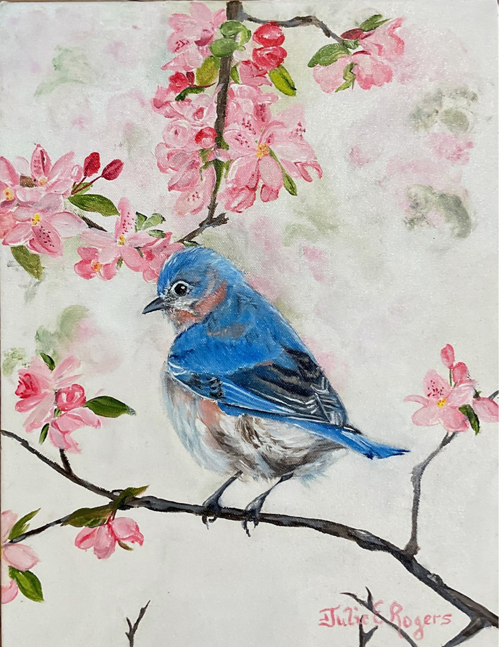 Bluebird Blossoms by Julie Rogers