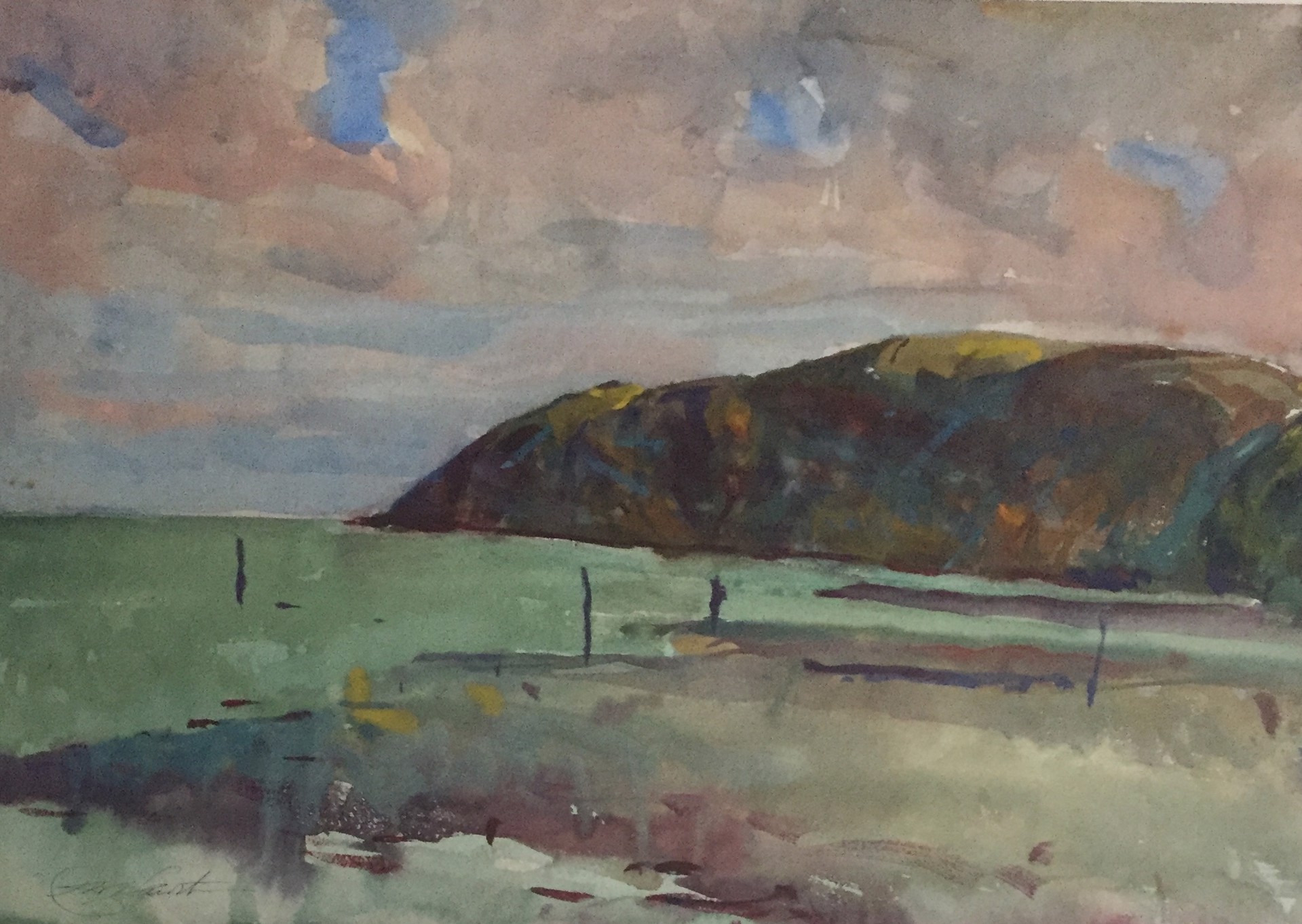 Lynmouth Cliffs No. 3 by Charles Webster Hawthorne