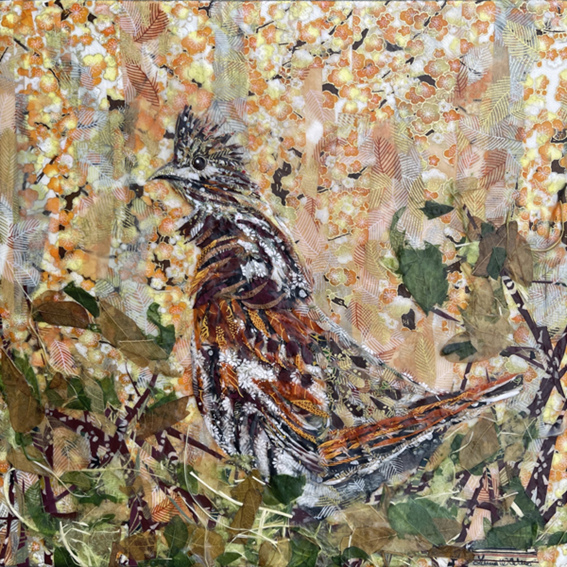Ruffed Grouse- SOLD! by Laura Adams