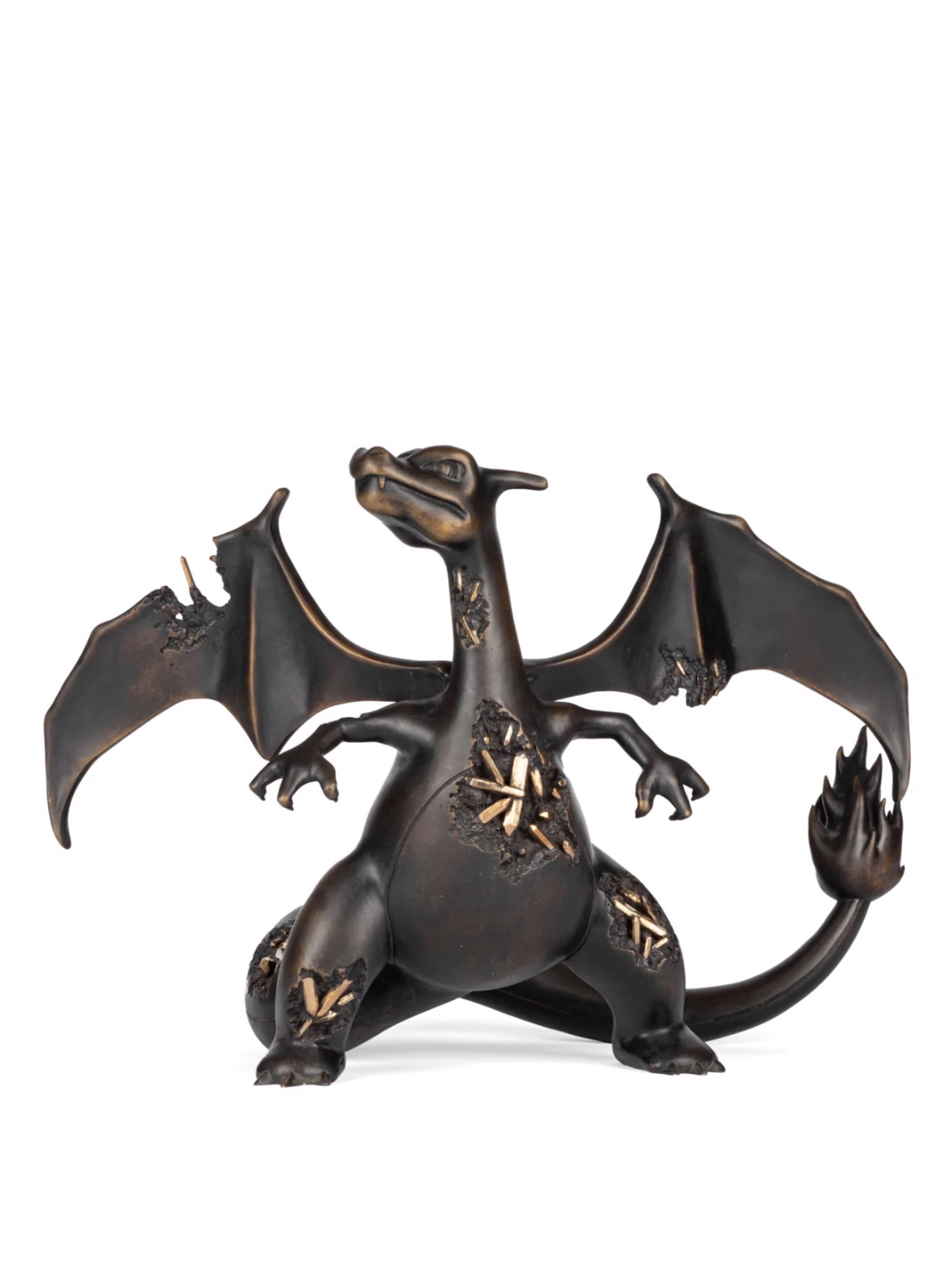 Bronze Crystalized Charizard by Daniel Arsham