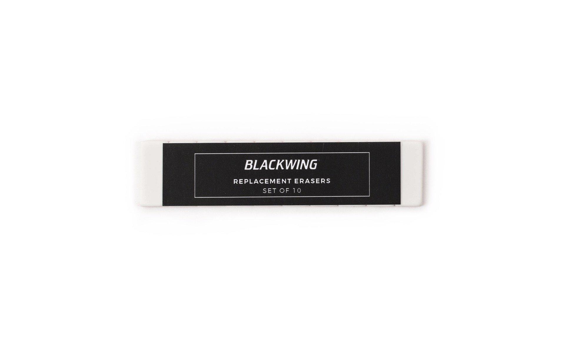 White Replacement Erasers by Blackwing