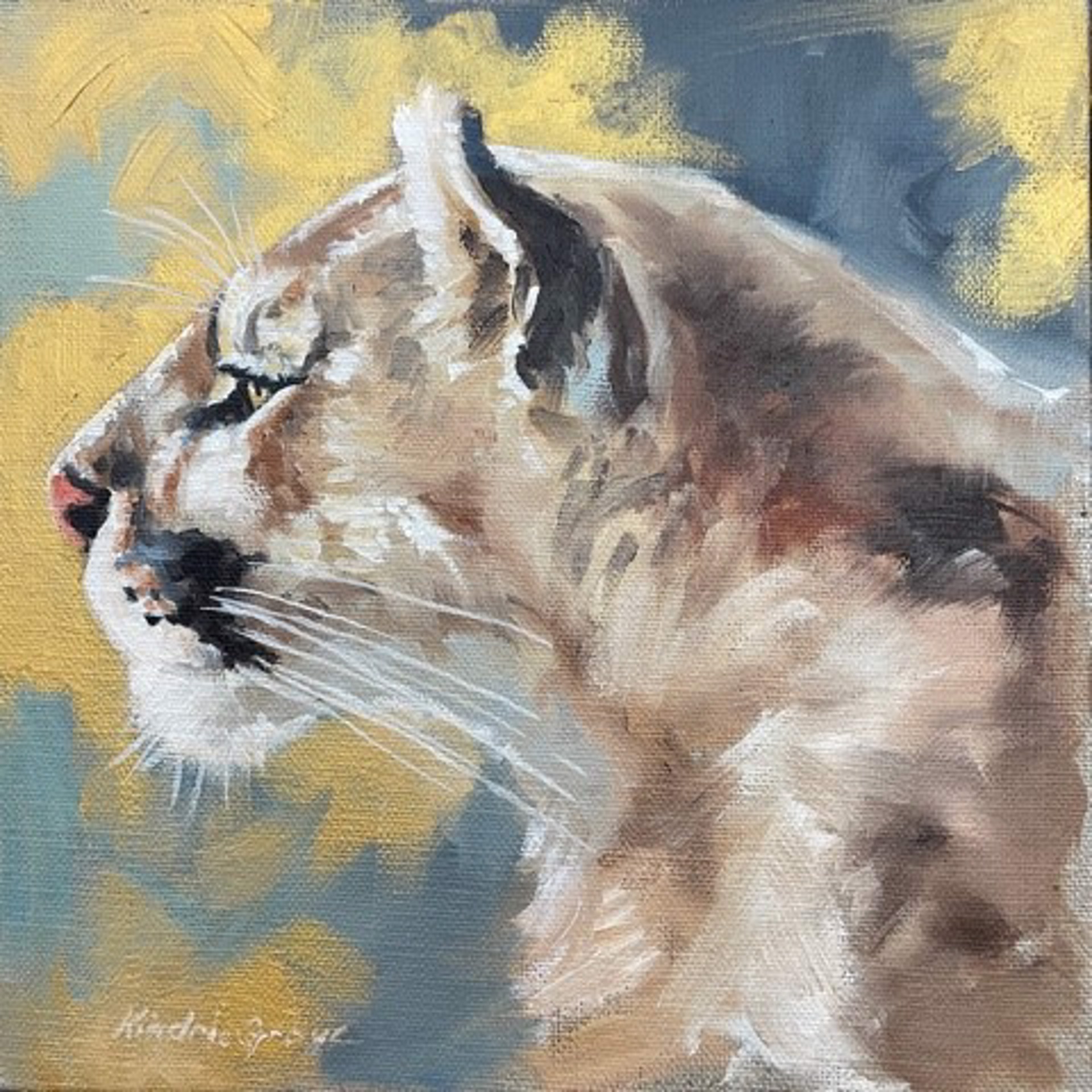 Golden Creatures: Cougar by KINDRIE GROVE