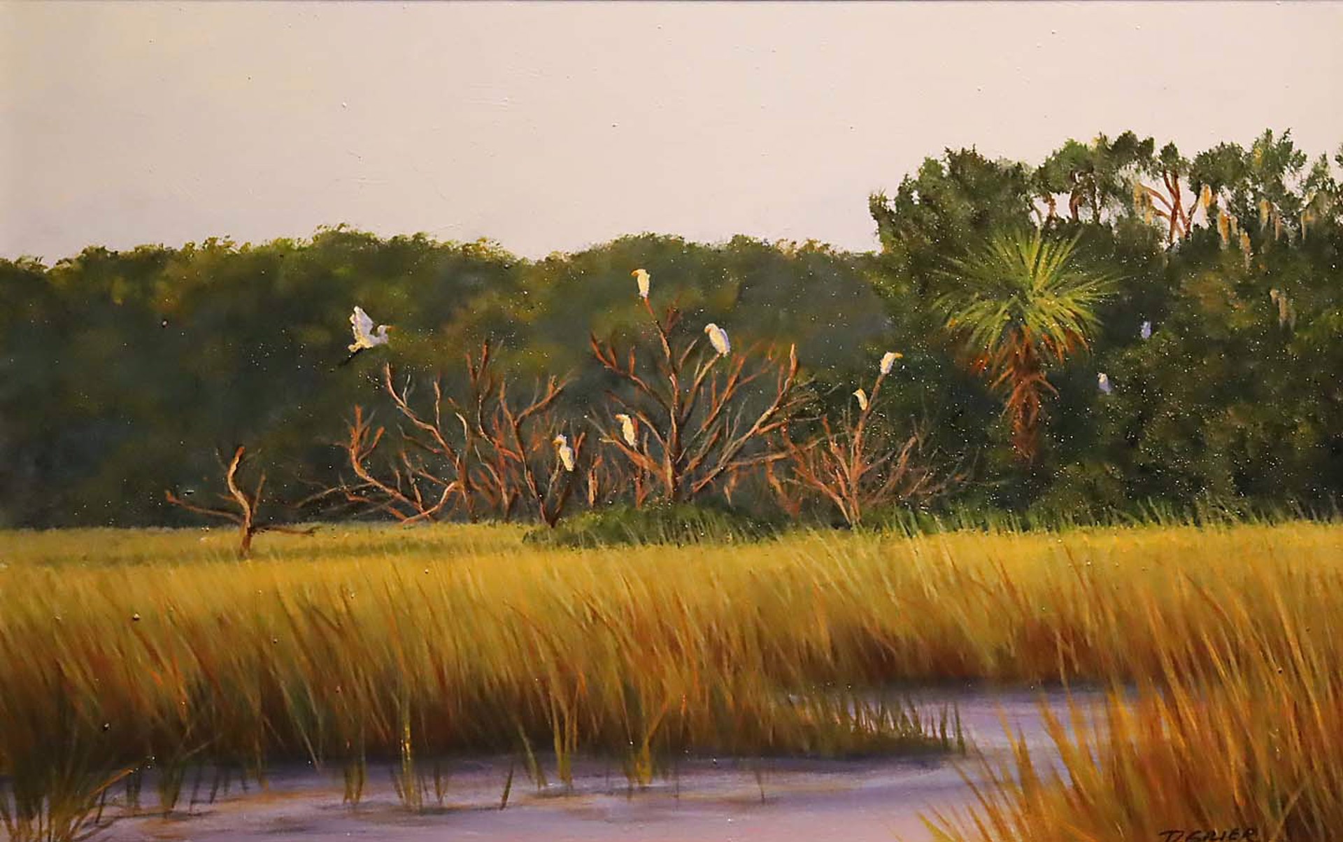 Roosting Tree (study) by Douglas Grier