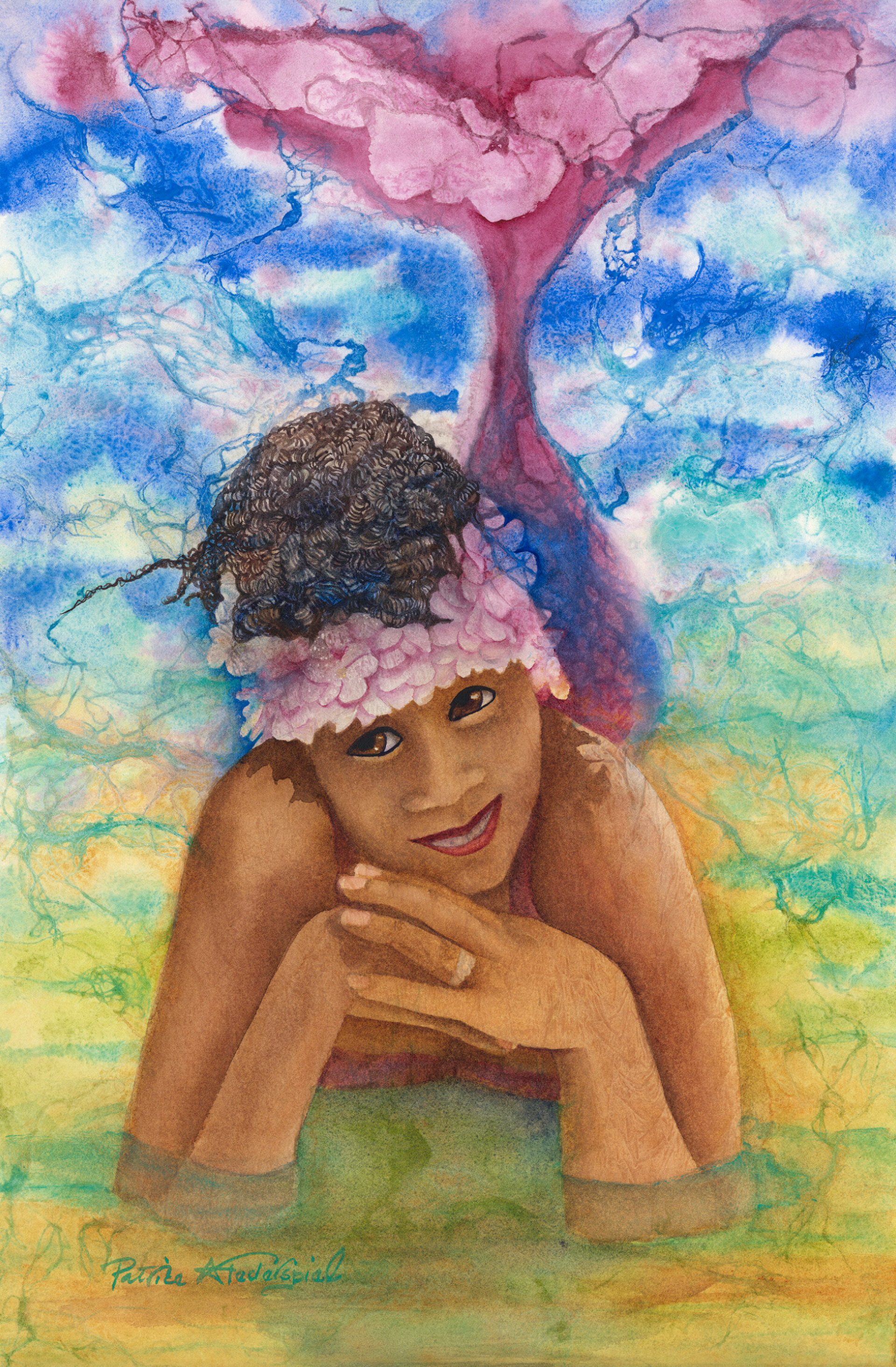Mermaid Coming Ashore by Patrice Ann Federspiel