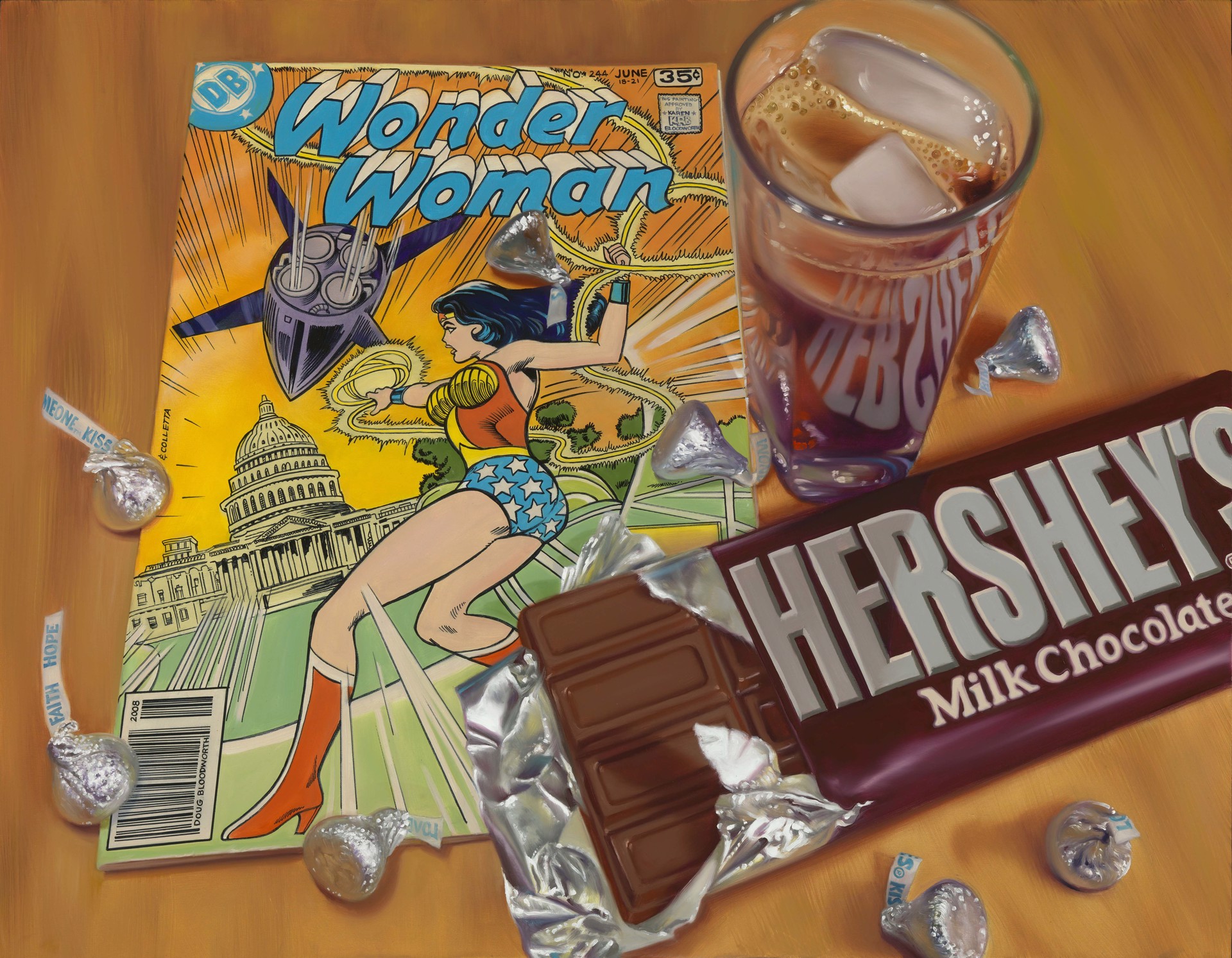 Wonder Woman & Hershey's by Doug Bloodworth