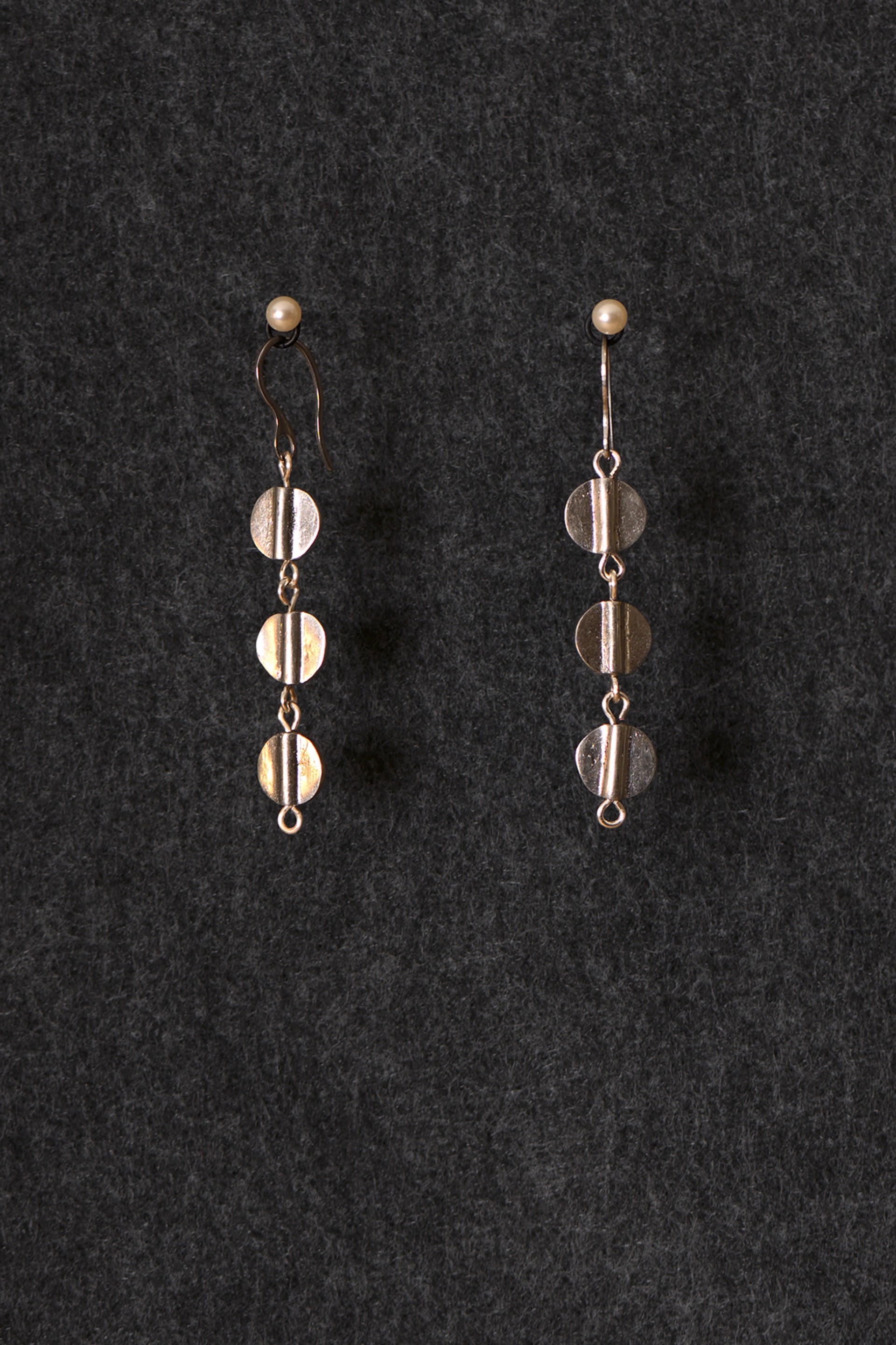 Silver Aspen Earrings by Cameron Johnson