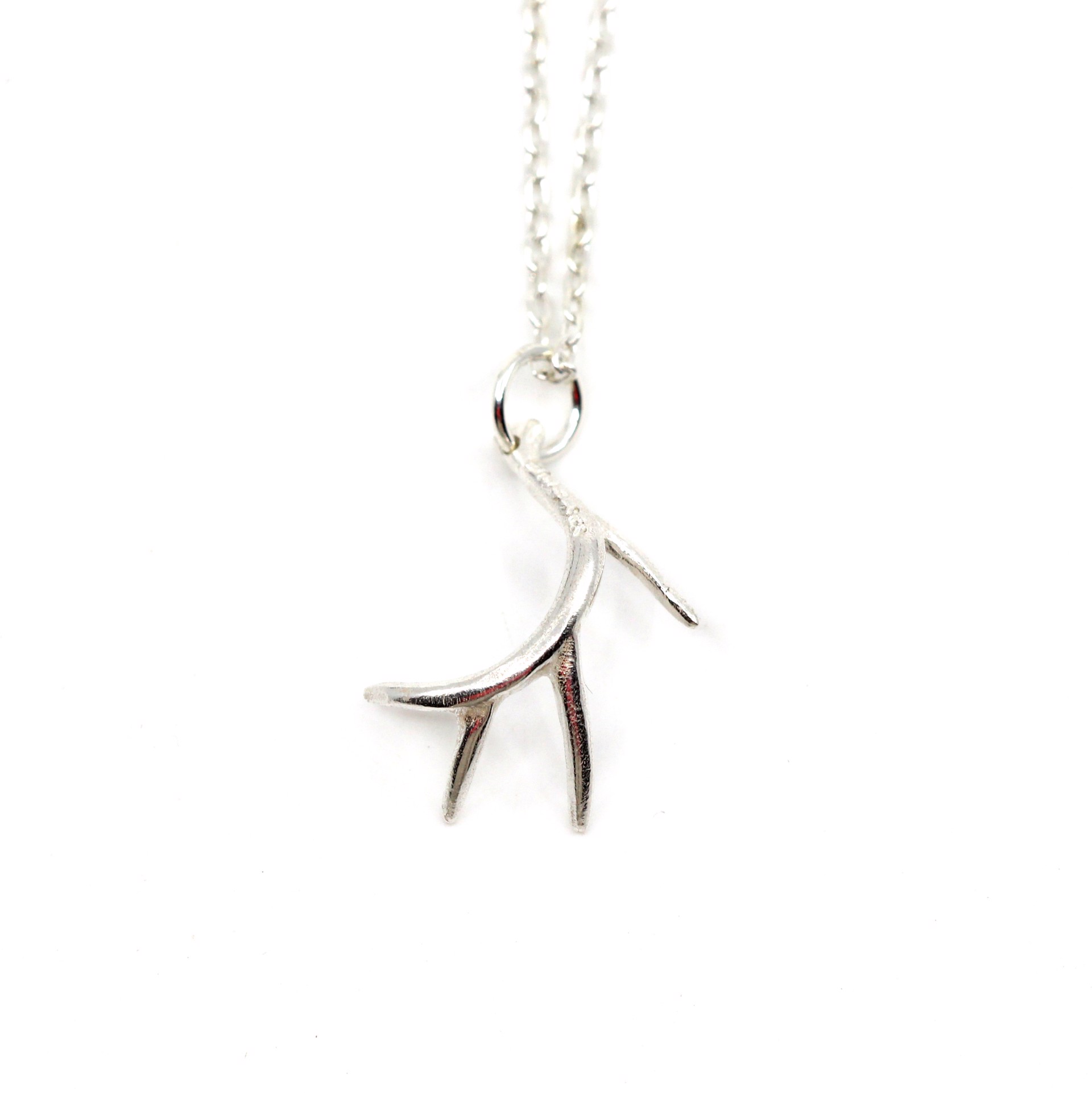 Small Deer Antler Necklace by Susan Elnora