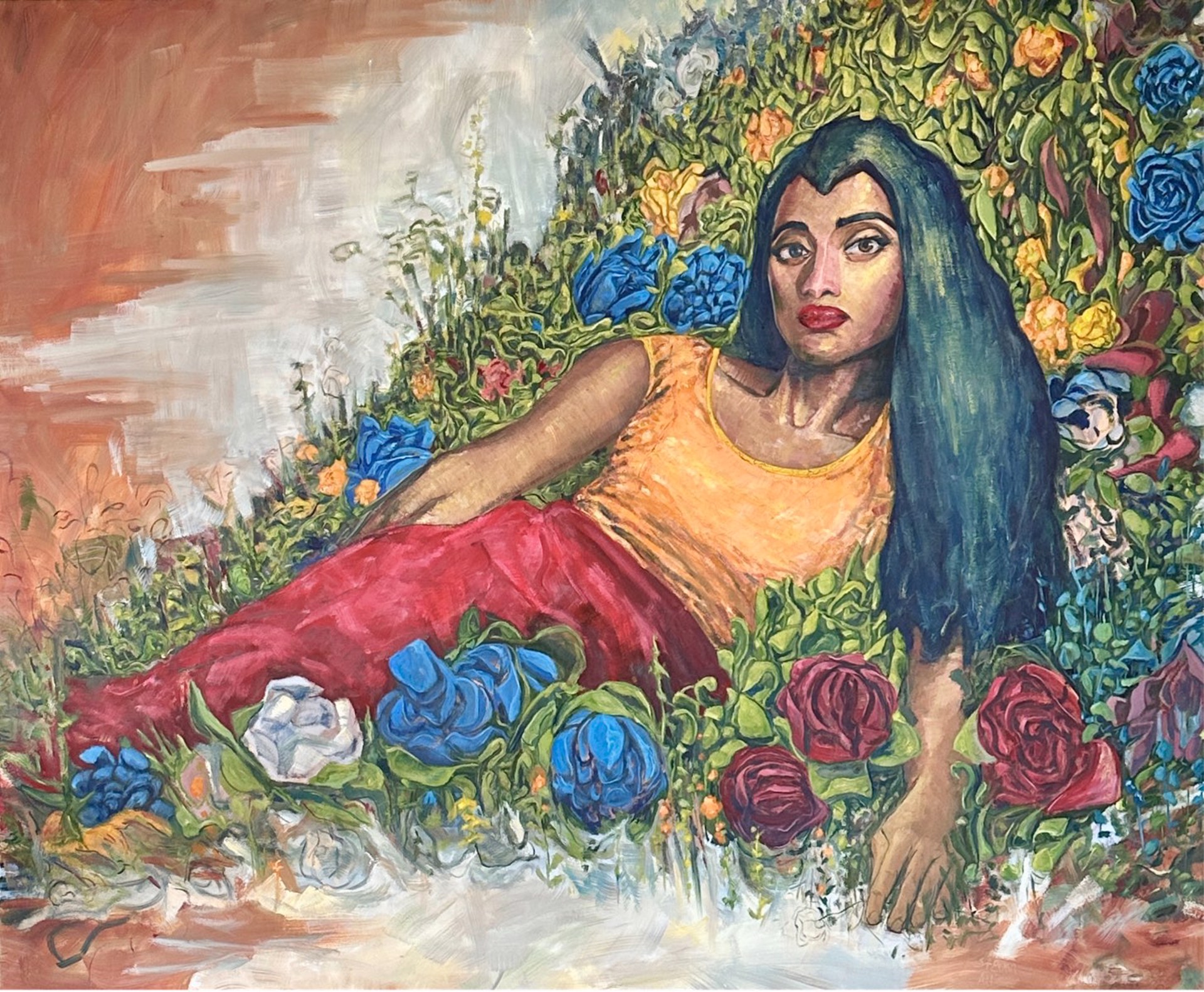 Jen In The Garden by Steven Allison