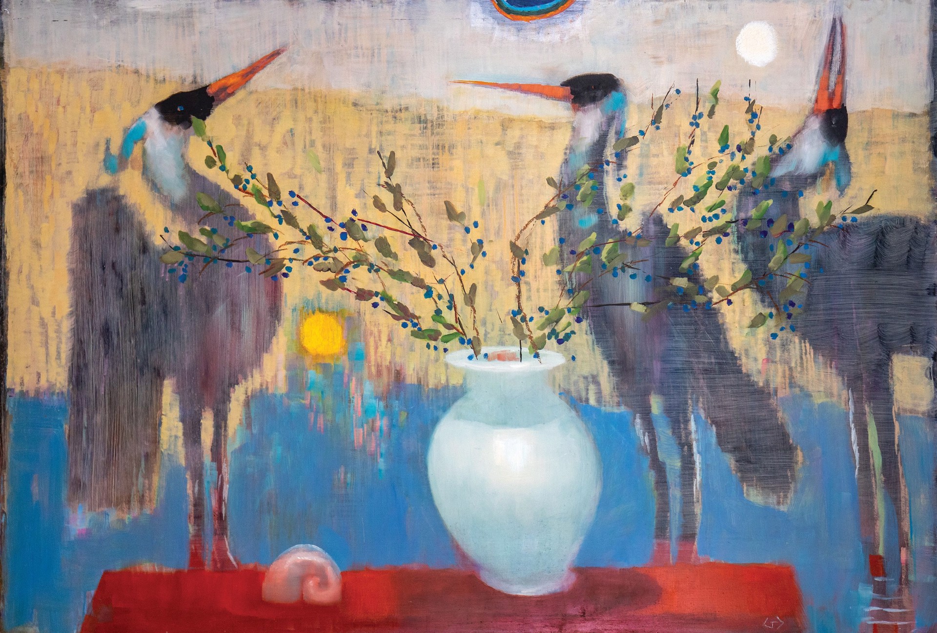 Three Cranes by Greg Decker