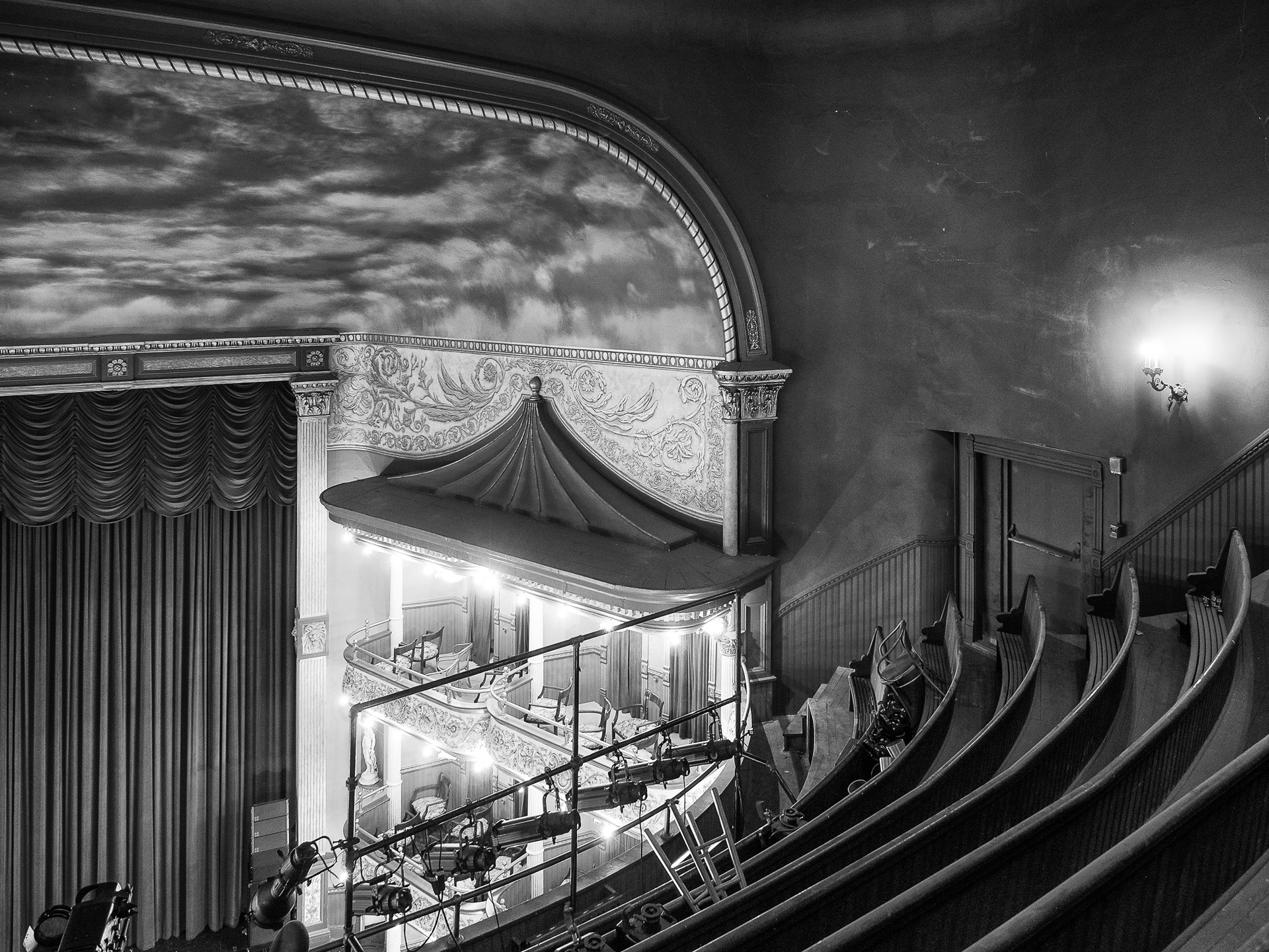 Second Balcony & Box Seats - Grand Opera House by Myrtie Cope