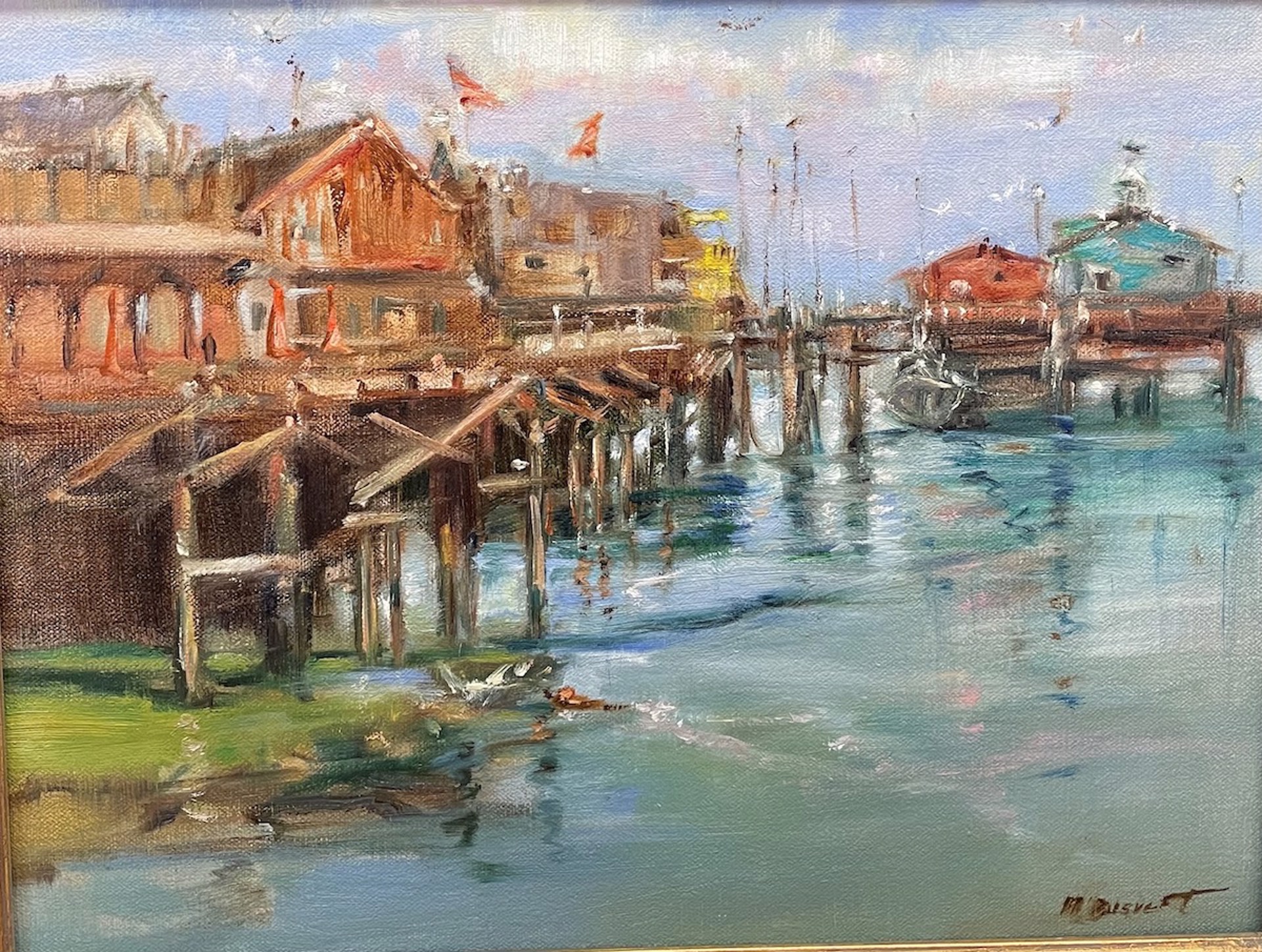Monterey Fisherman's Wharf by Maria Boisvert