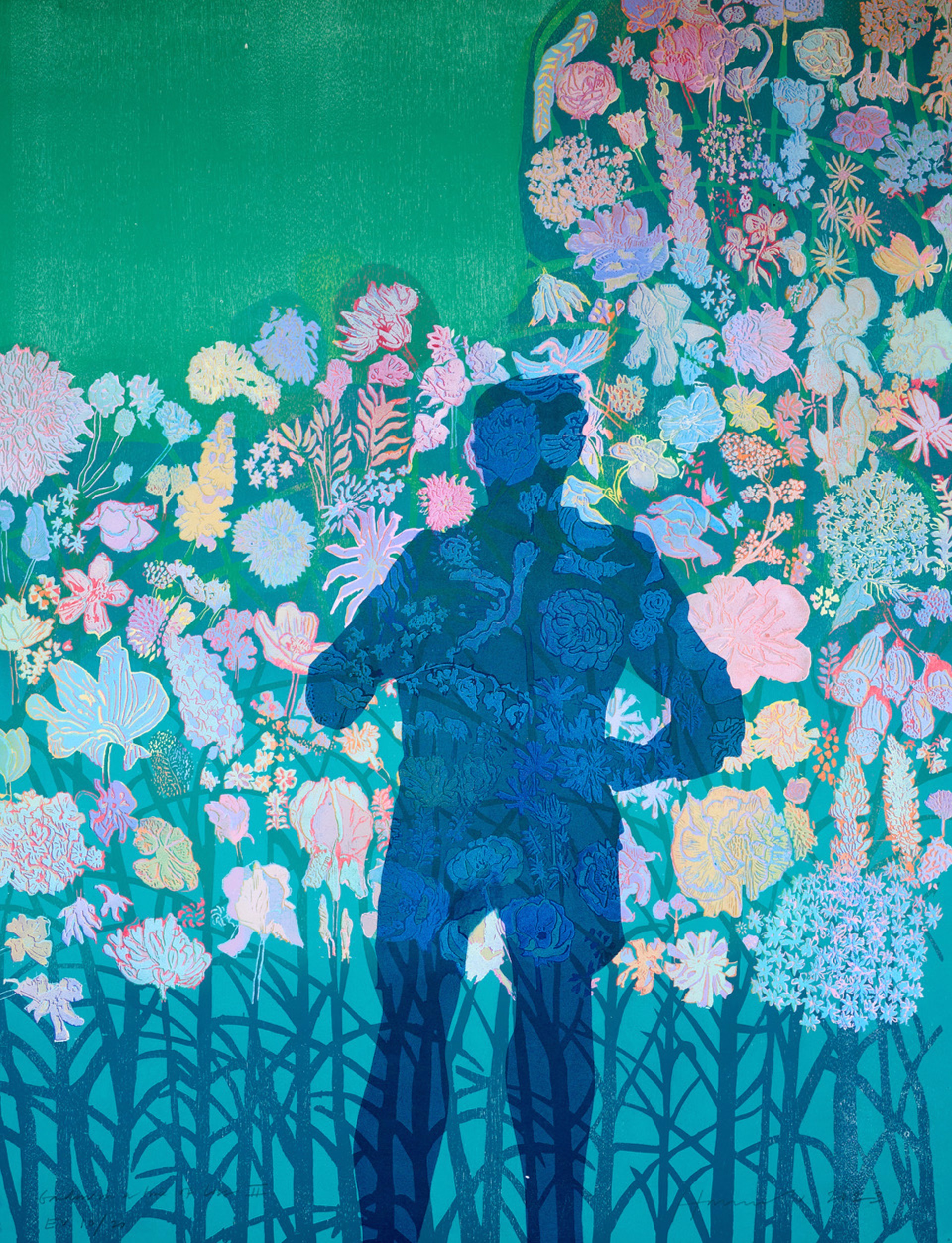 Garden in a Time of Loss II by Tom Hammick